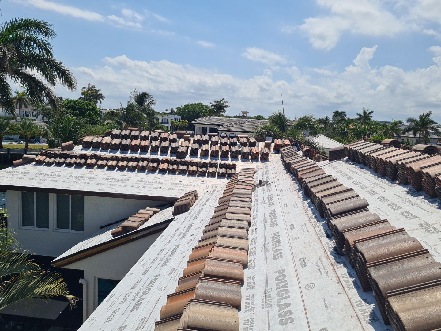 Residential Roofing Installation using Eagle Roofing Tile by BLUES BROTHERS ROOFING