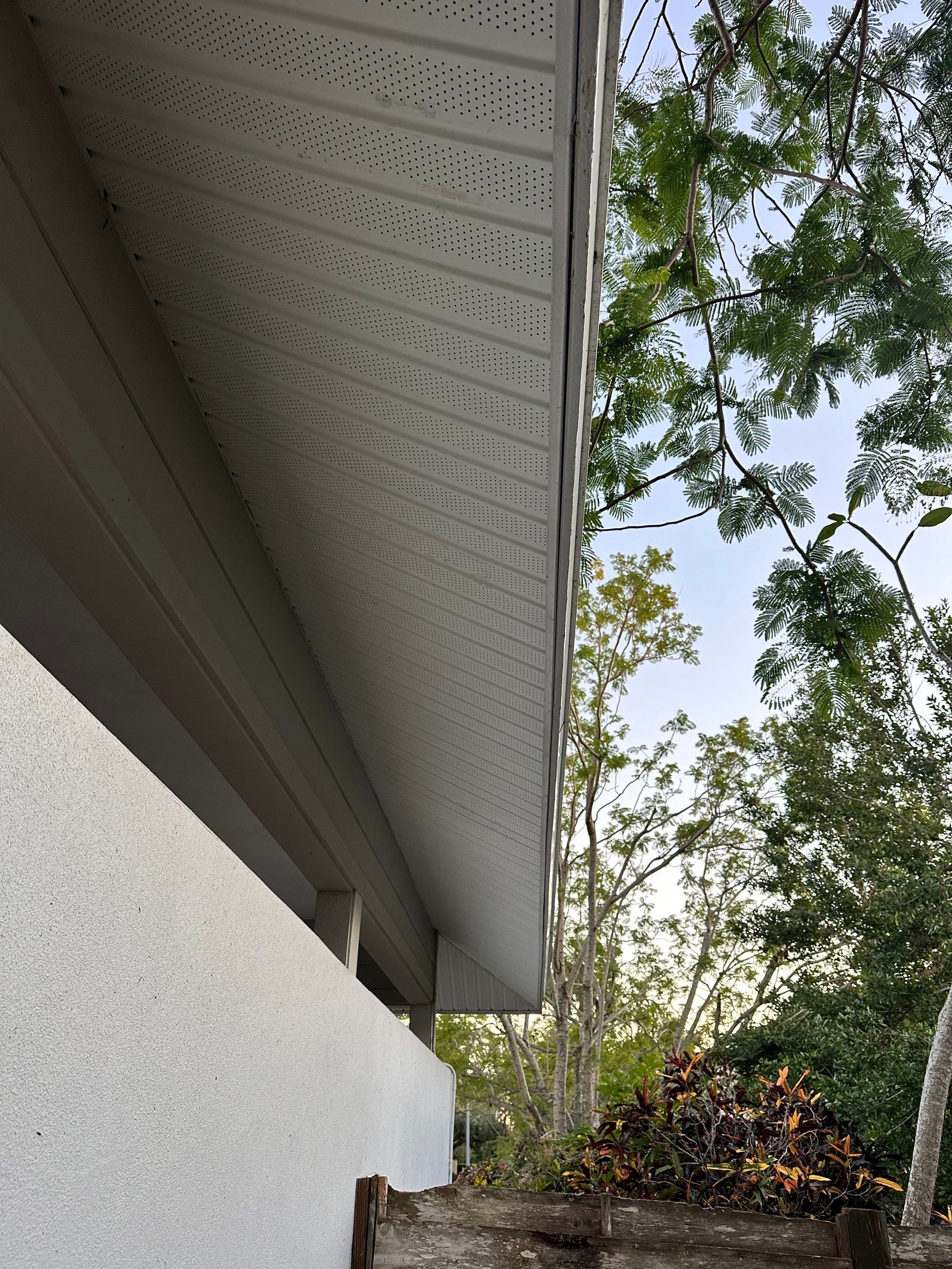 Replace All Soffit in the House in Sarasota FL by Gutter Professors