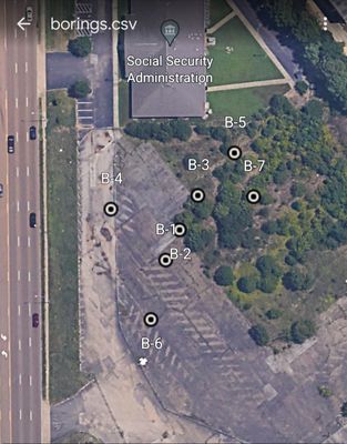 Soil Boring Locations