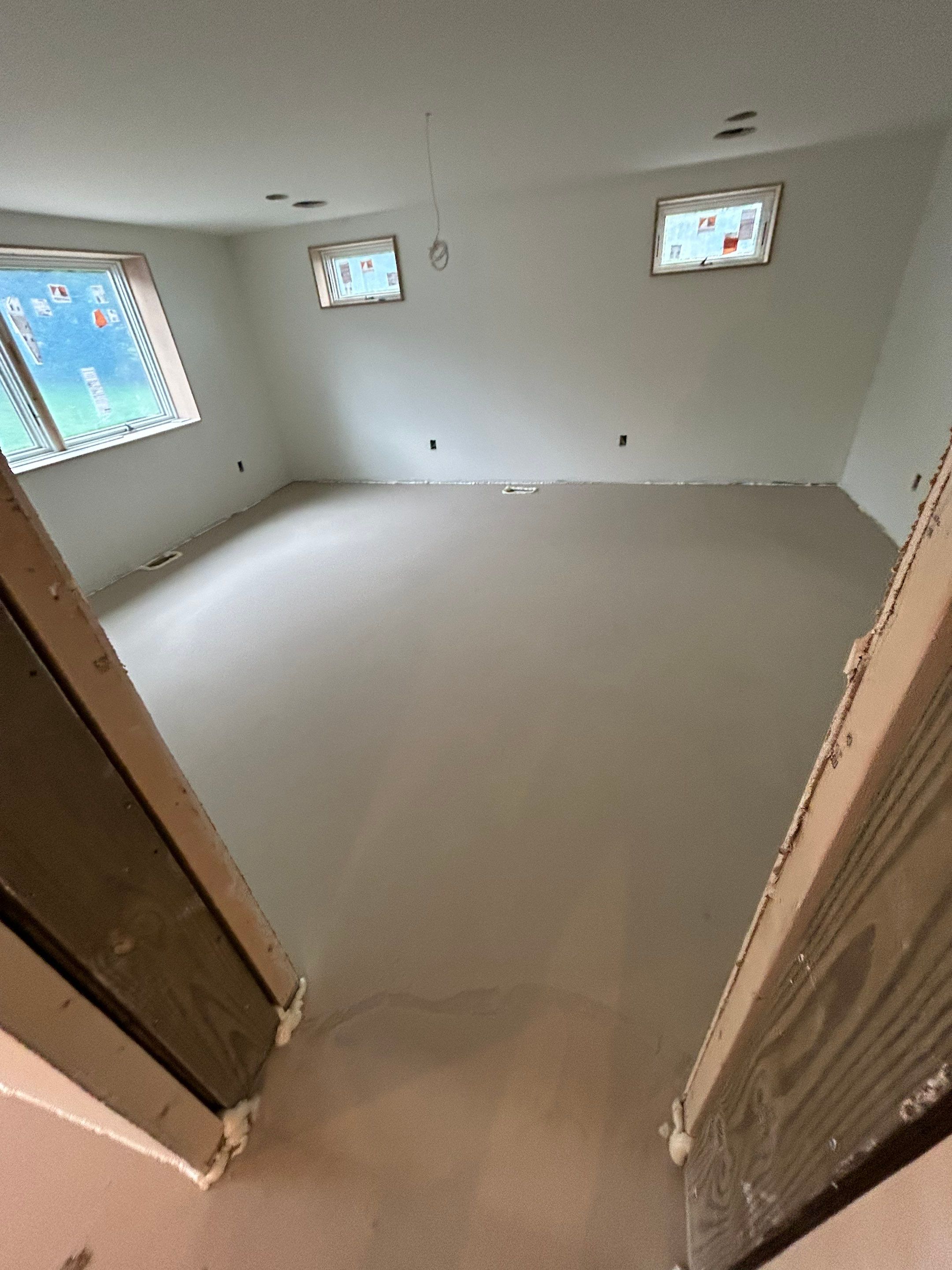 This project has it all!!!! Custom Flooring, Leveling Service, Custom Stair parts and pieces, risers, blue pad cover - all inclusive service from RTB! by RTBaldwin Hardwood Floors