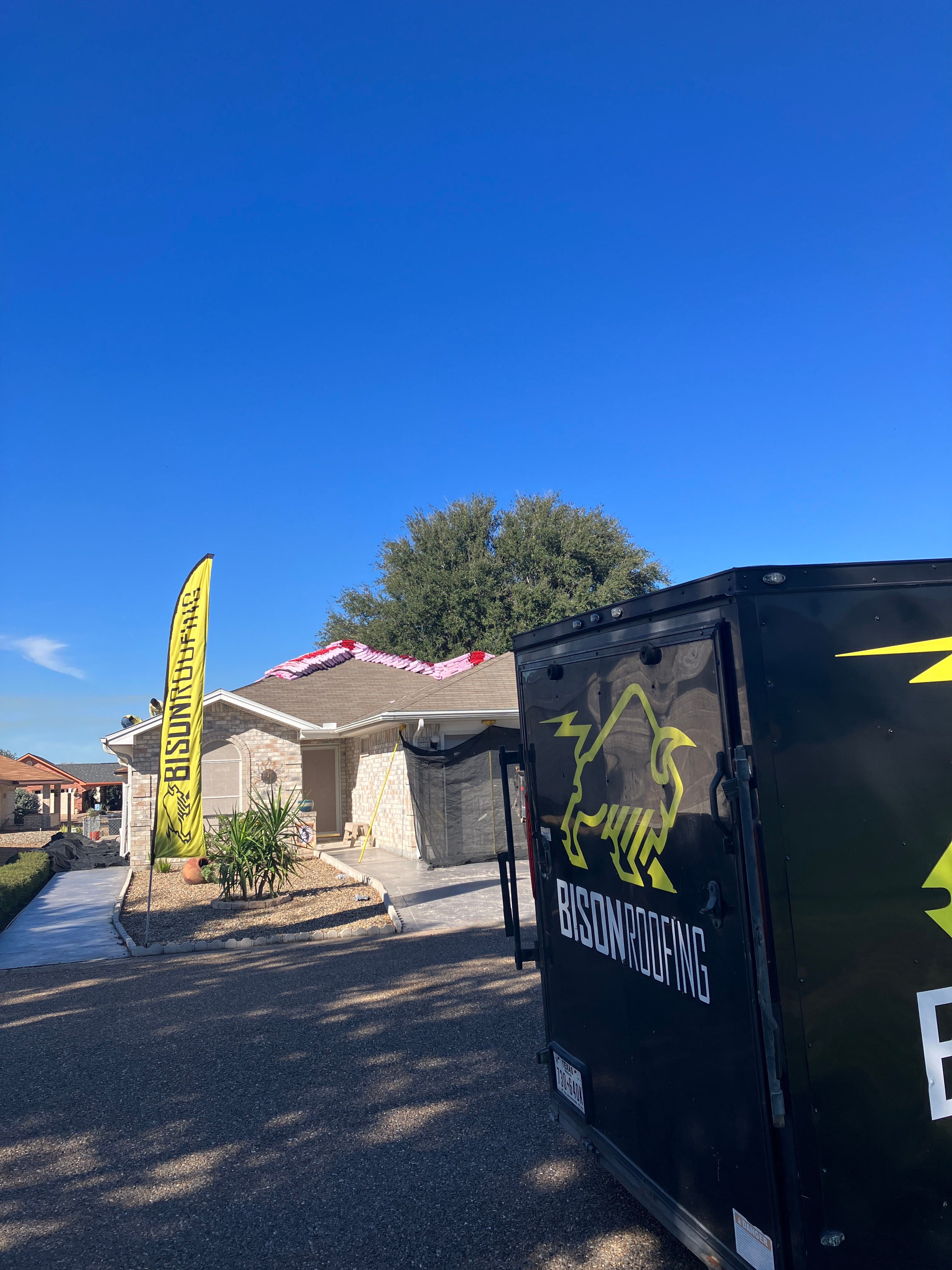 Mission Roof Project  by Bison Roofing  