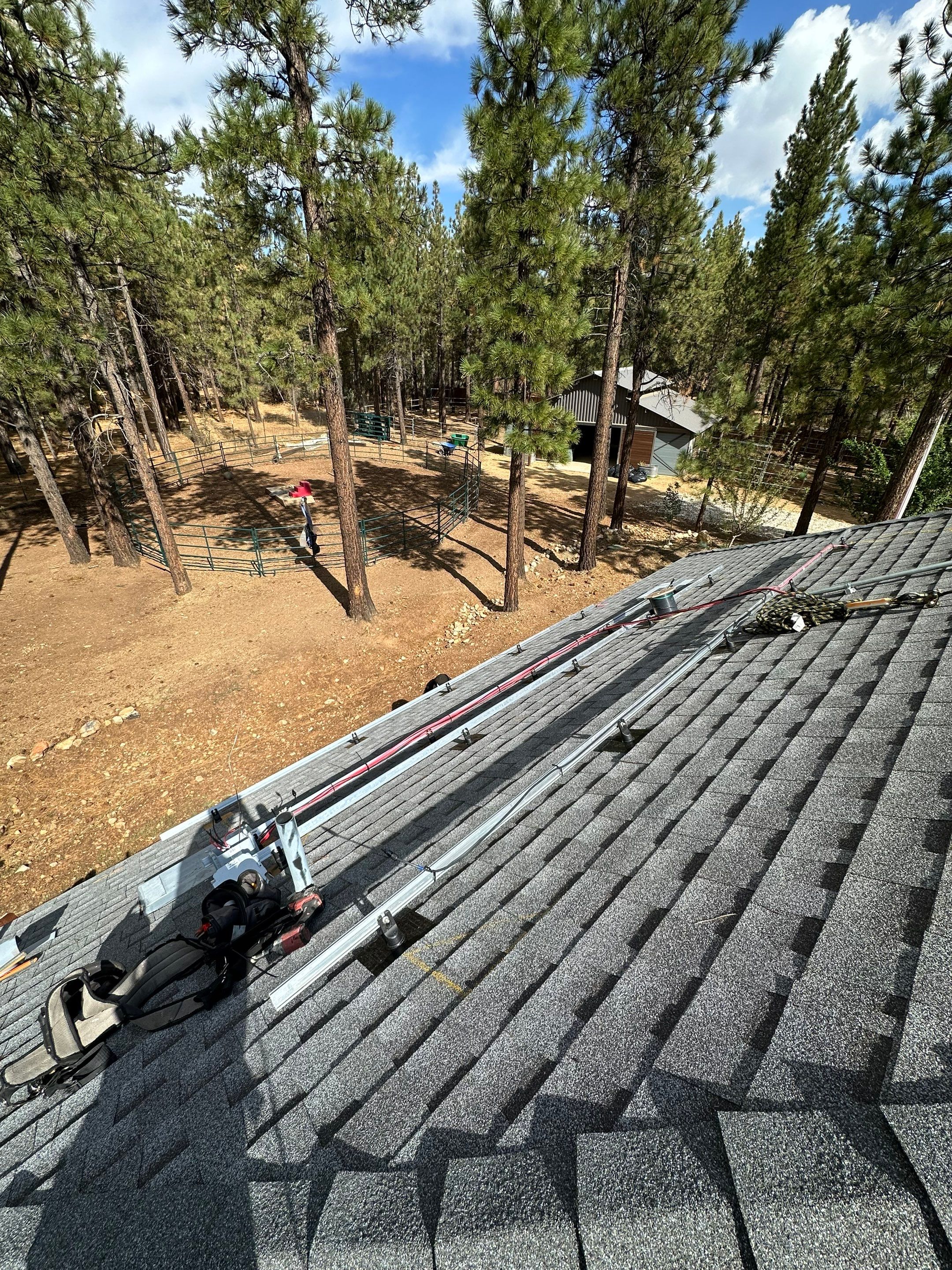Residential Solar Array and Tesla Powerwall Installation in Big Bear by VIBE SOLAR