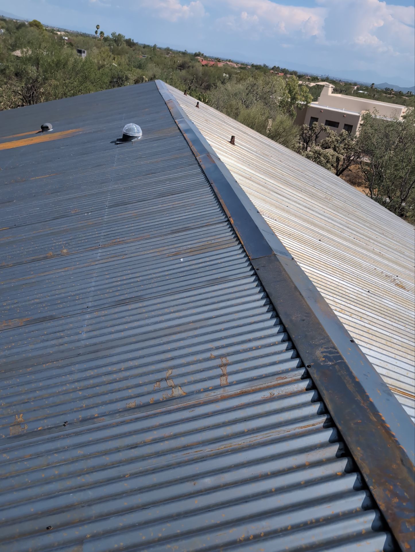 Galvanized Steel Exposed Fastener by Reimagine Roofing