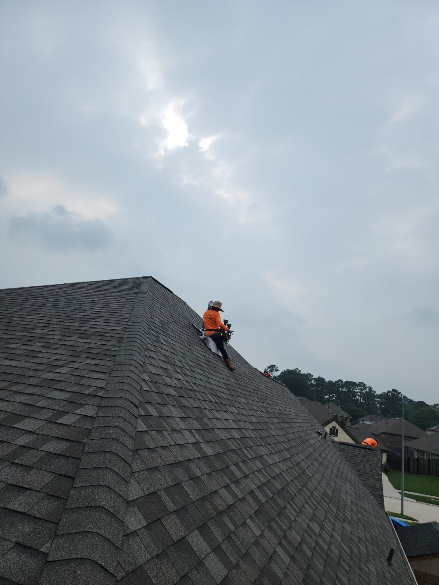 Residential Roofing Installation using Owen's Corning Duration (Lifetime) Shingles by Roof Repair Company
