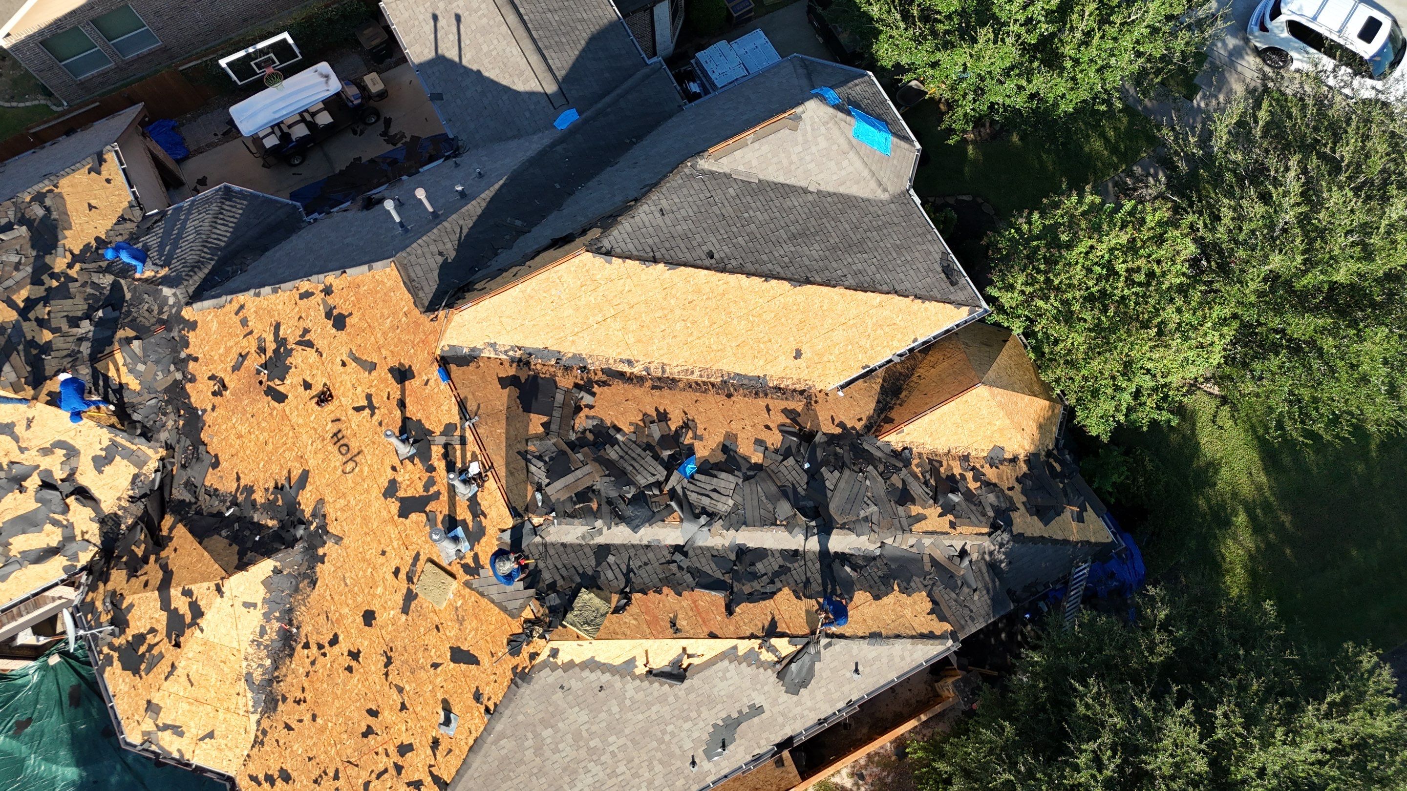 Residential Roofing Installation using IKO Dynasty by Core Four Roofing