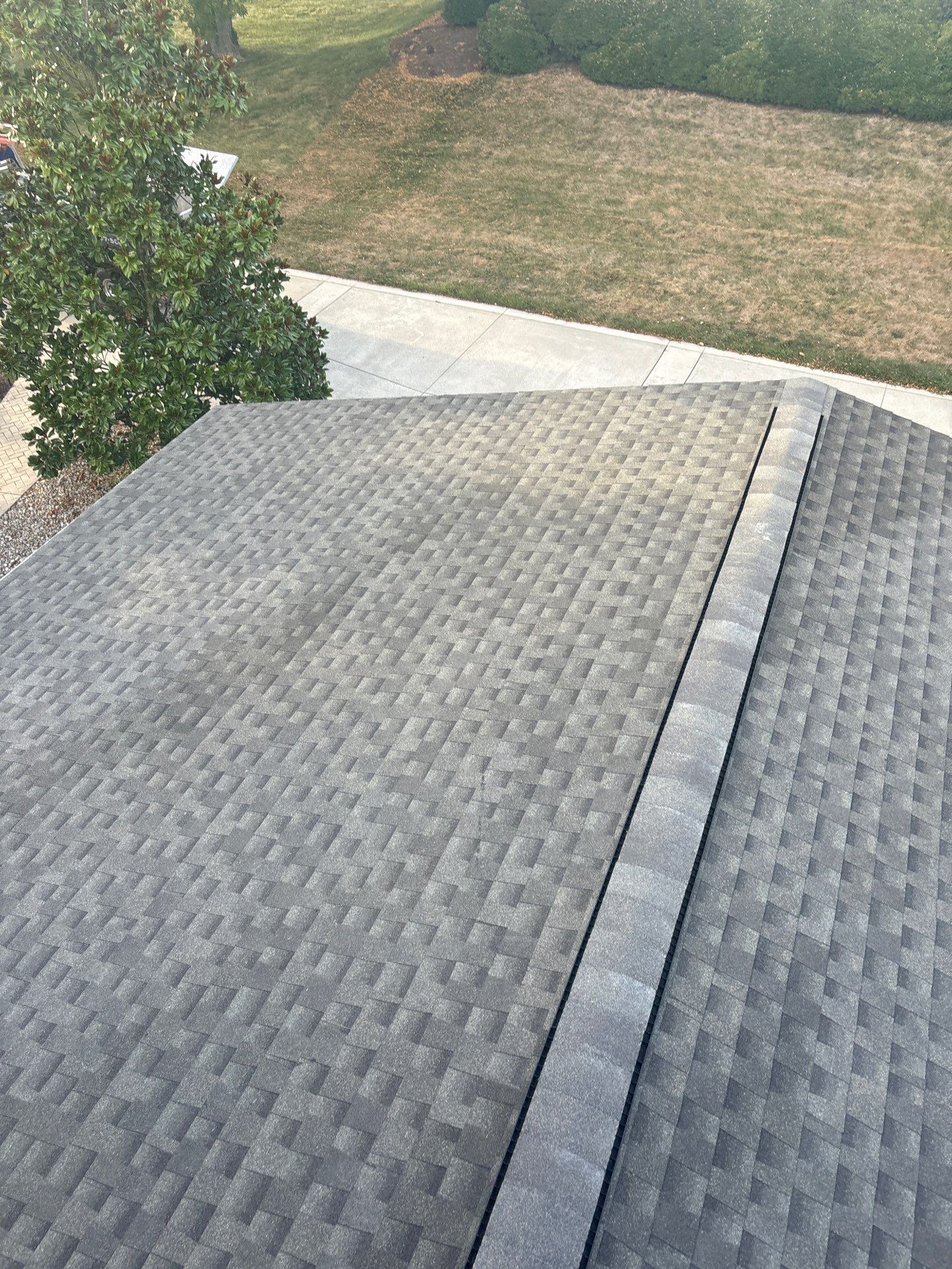 Residential Roofing Installation using Timberline HDZ Shingles - Weathered Wood by RoofX 