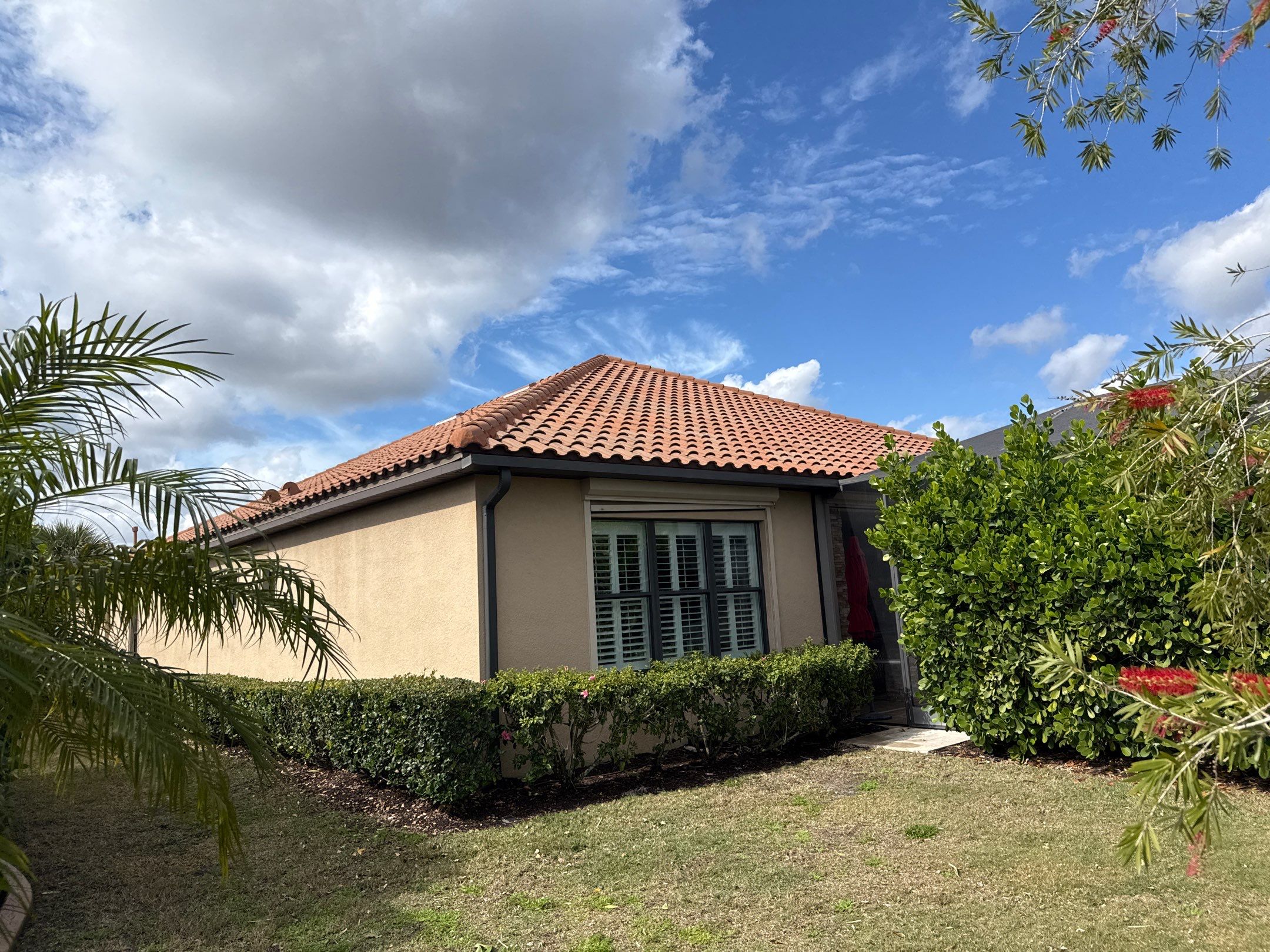 Barrel Tile Roof Cleaning in Esplanade Golf & Country Club – Lakewood Ranch, FL by Sunshine AquaWash