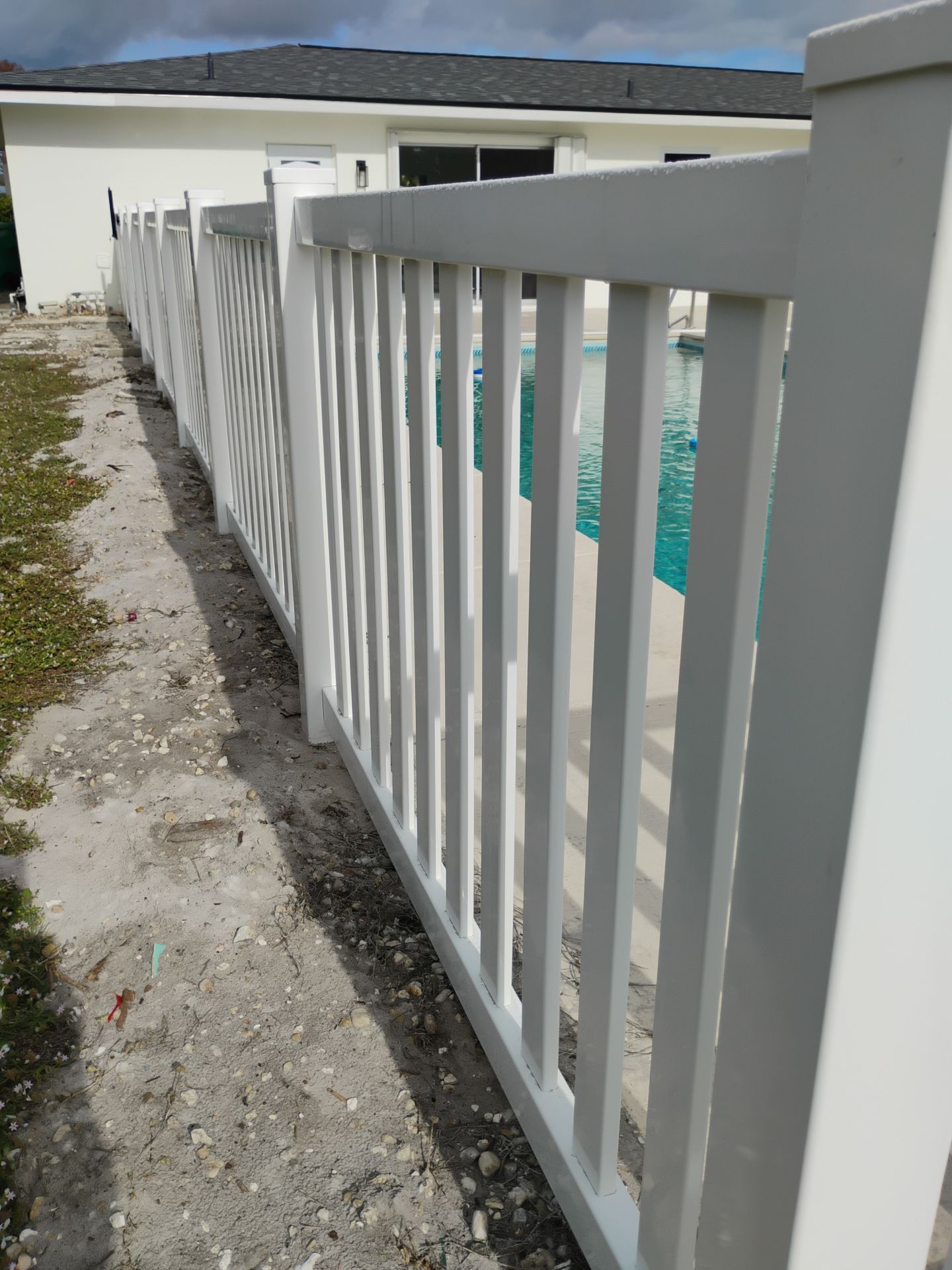 Vinyl Picket Fence for Pool in Port Charlotte by True Fence LLC