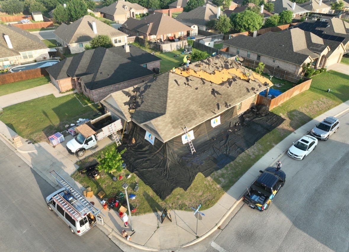 Residential Roofing Installation using GAF Timberline HDZ Pewter Gray by OneSource Roofing and Restoration