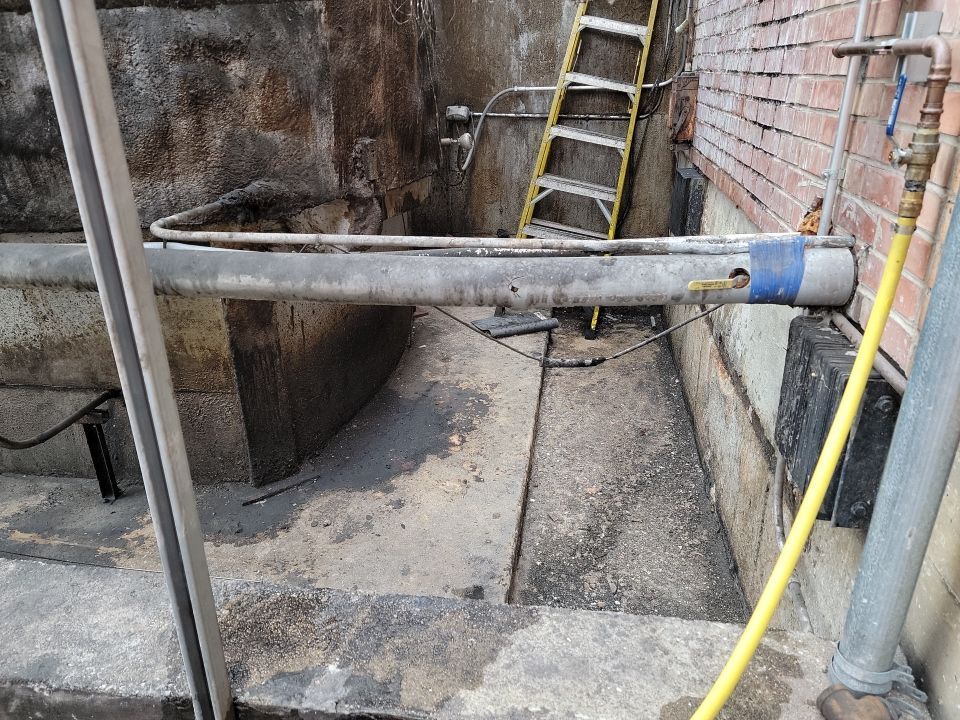 commercial pressure washing using Hot water by Northern Power Washing LLC.