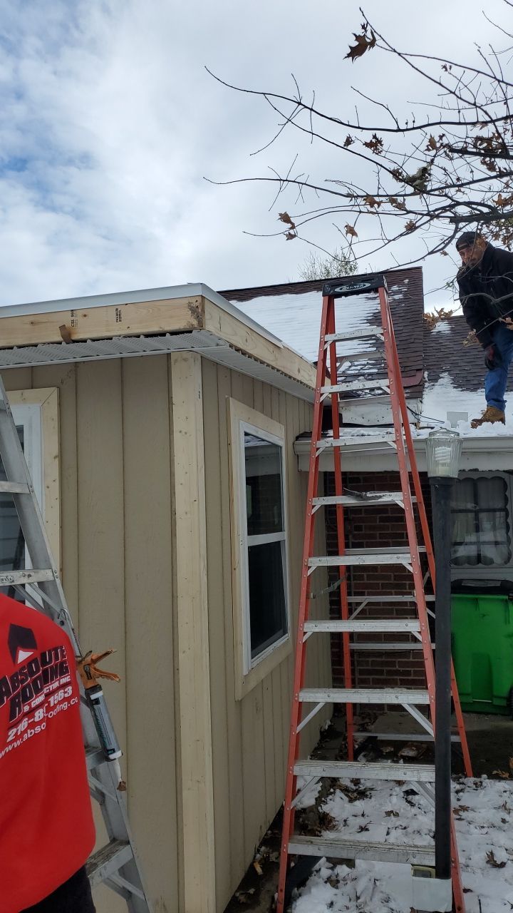 Tree Destroyed Patio Room by Absolute Roofing and Construction