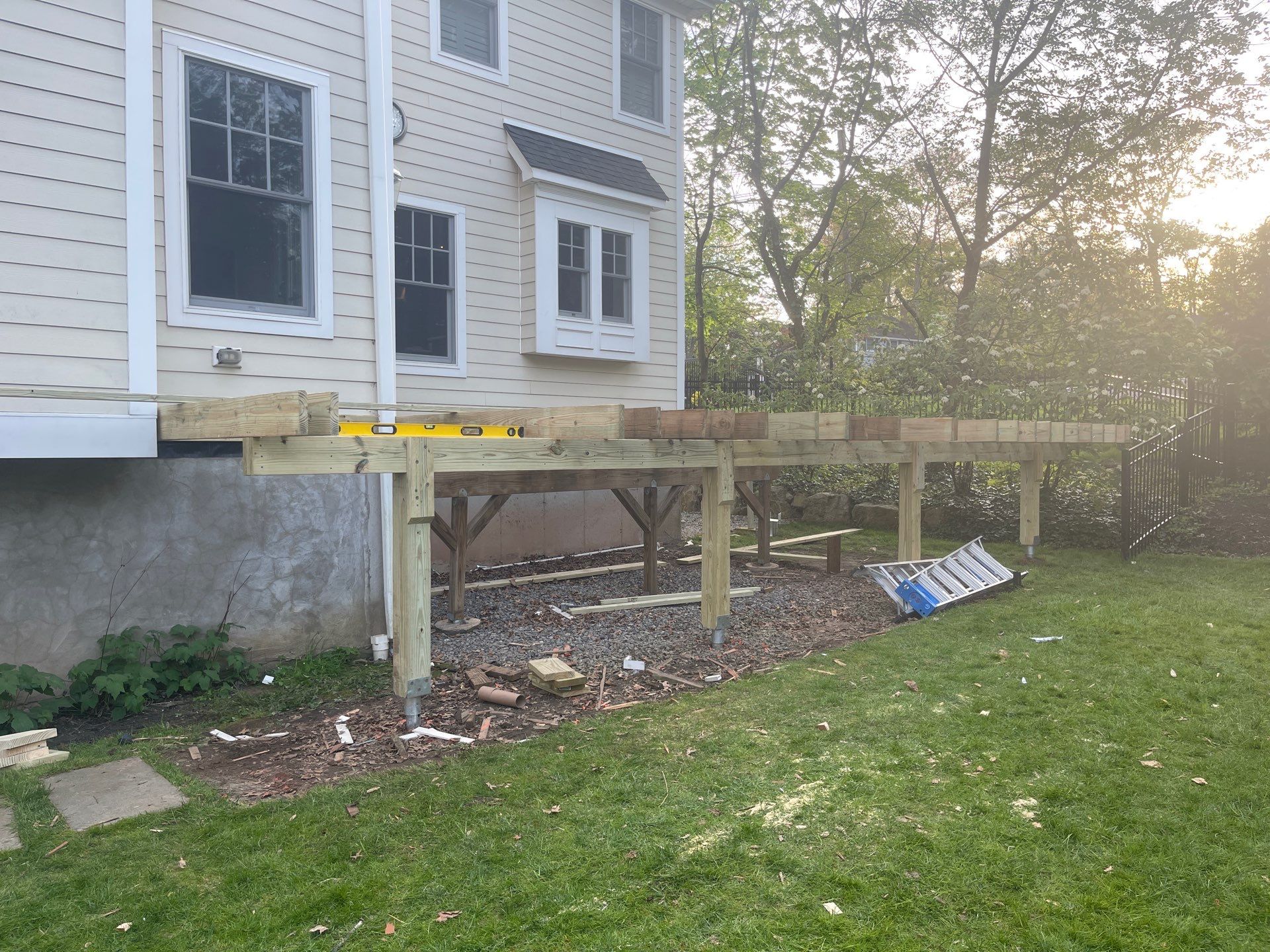 Deck Resurface with Extension by deck guardian