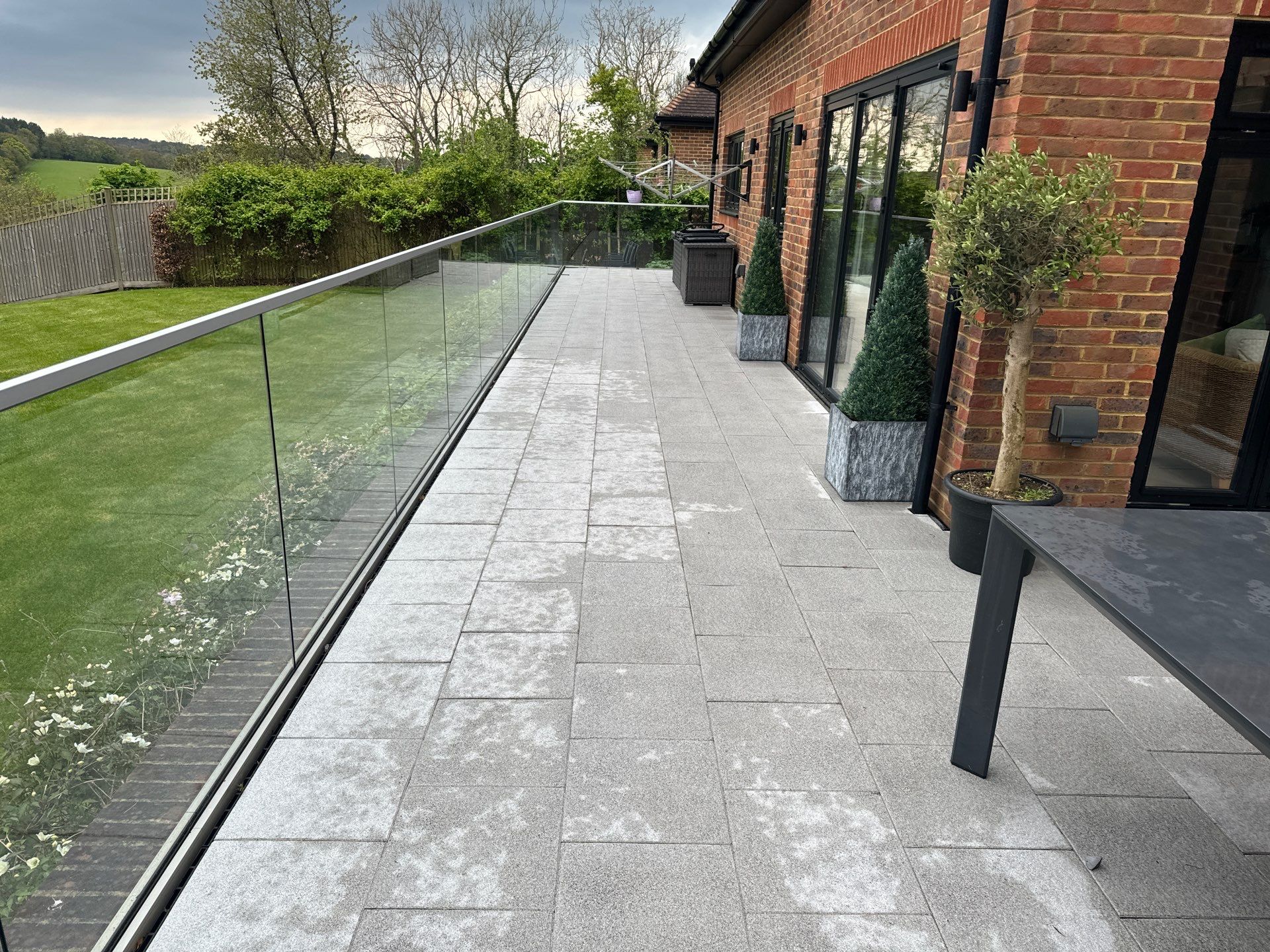 Roof Patio Driveway Clean using Honda 15lpm Low Pressure Washing Machine by Ges Exterior Cleaning ltd