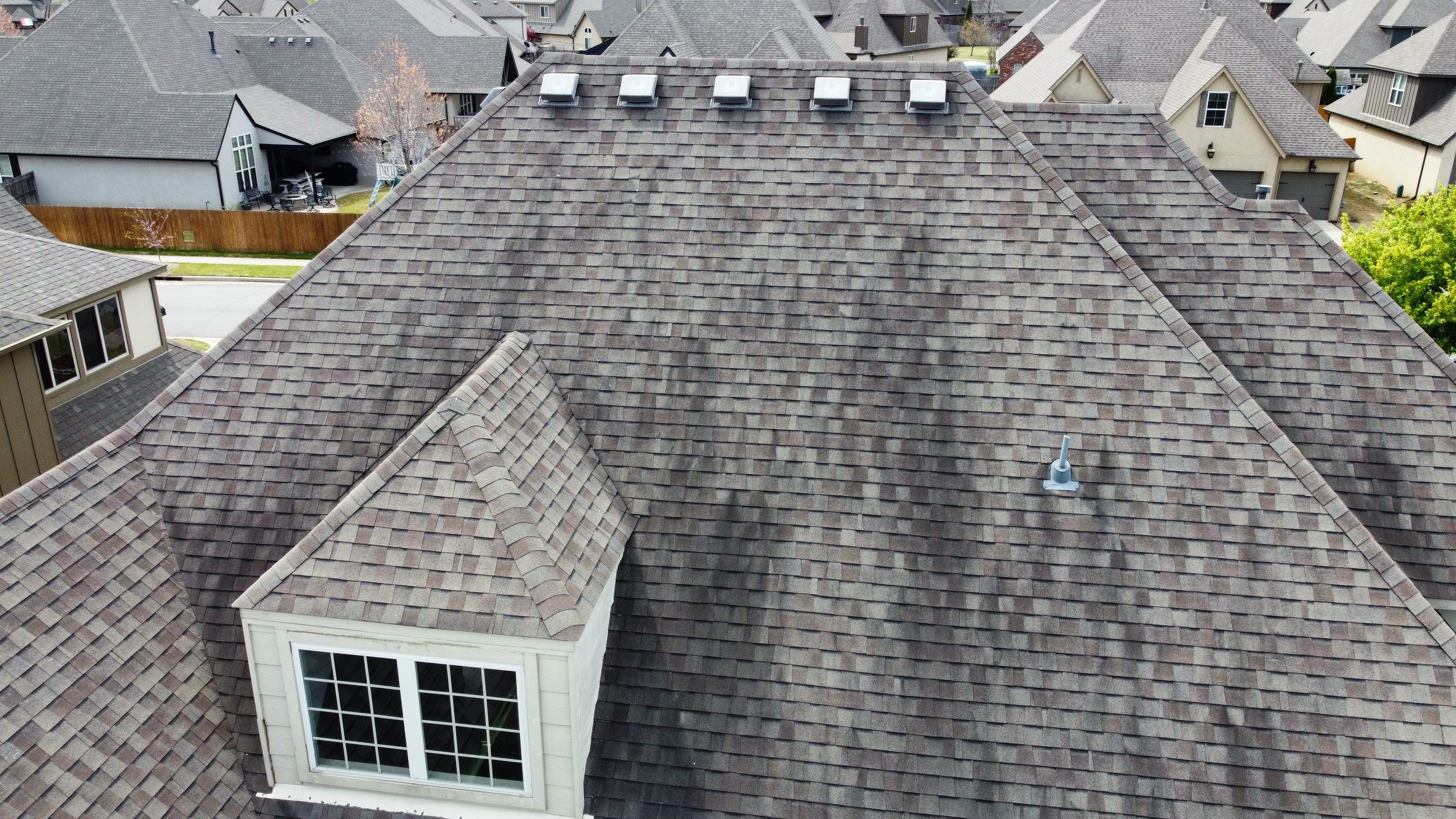Residential Roof Replacement using Malarkey Vista (Weathered Wood) by Sentry Roofing
