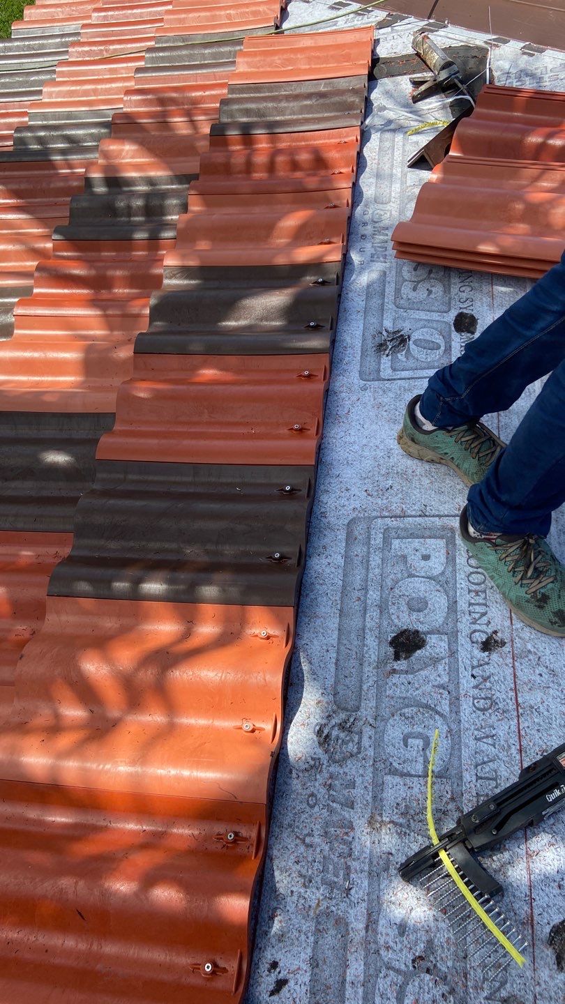 Residential Roofing Installation using Brava Spanish Tile in West Palm Beach by International Roofing
