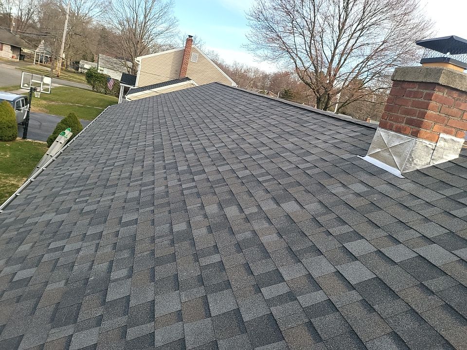 Residential Roofing Installation using Owens Corning TruDefinition - Williamsburg Gray by A Plus Exterior