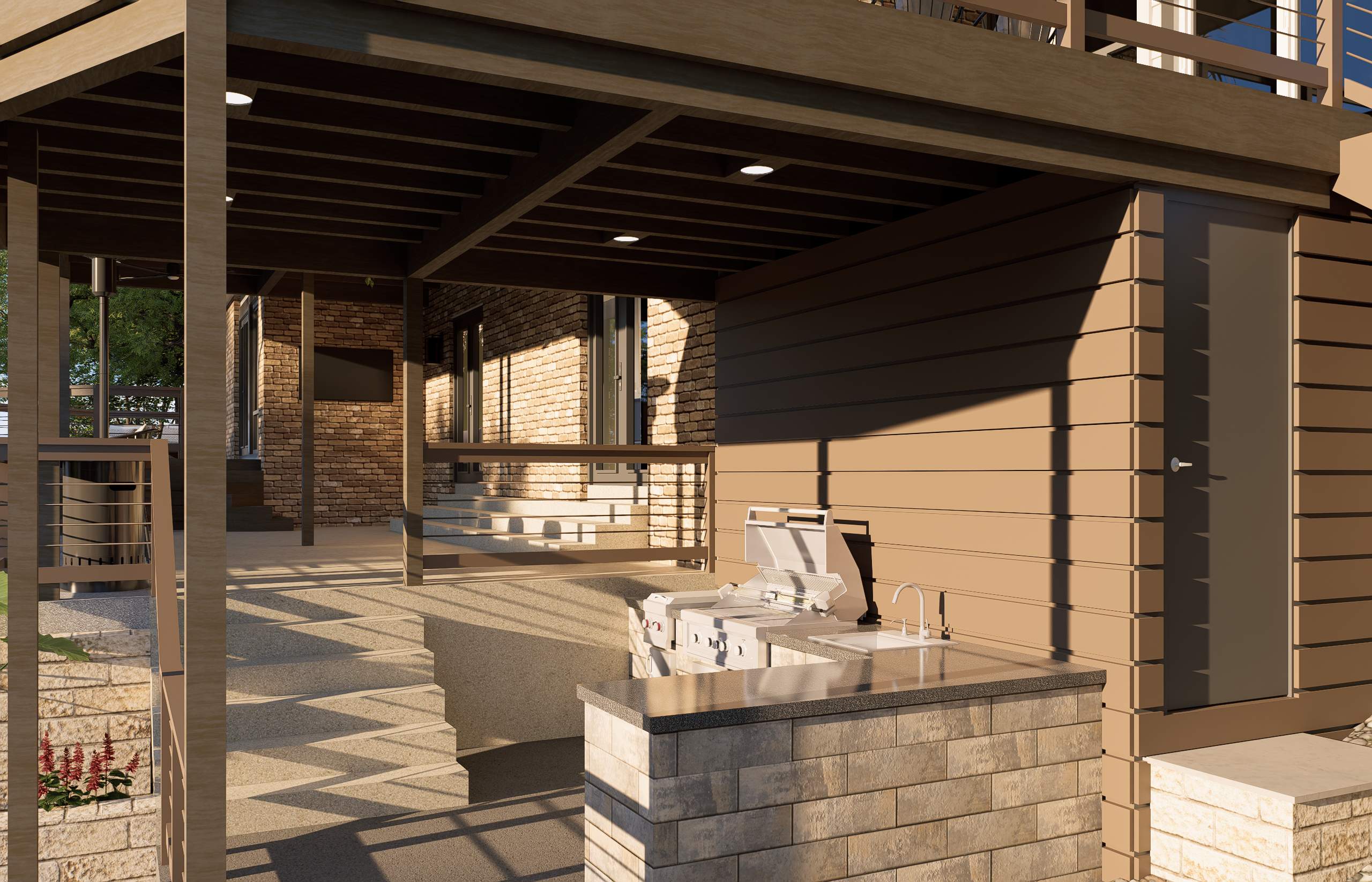 3D Design Render, Fair Oaks Ranch TX by Hole In One Lawns, LLC