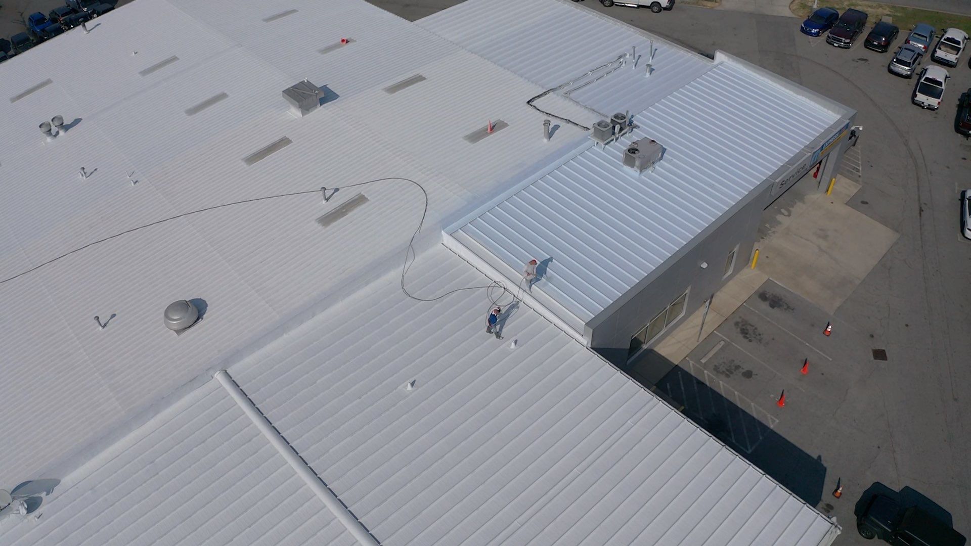 Acrylic Coating  by Just In Time Roofing and Restoration