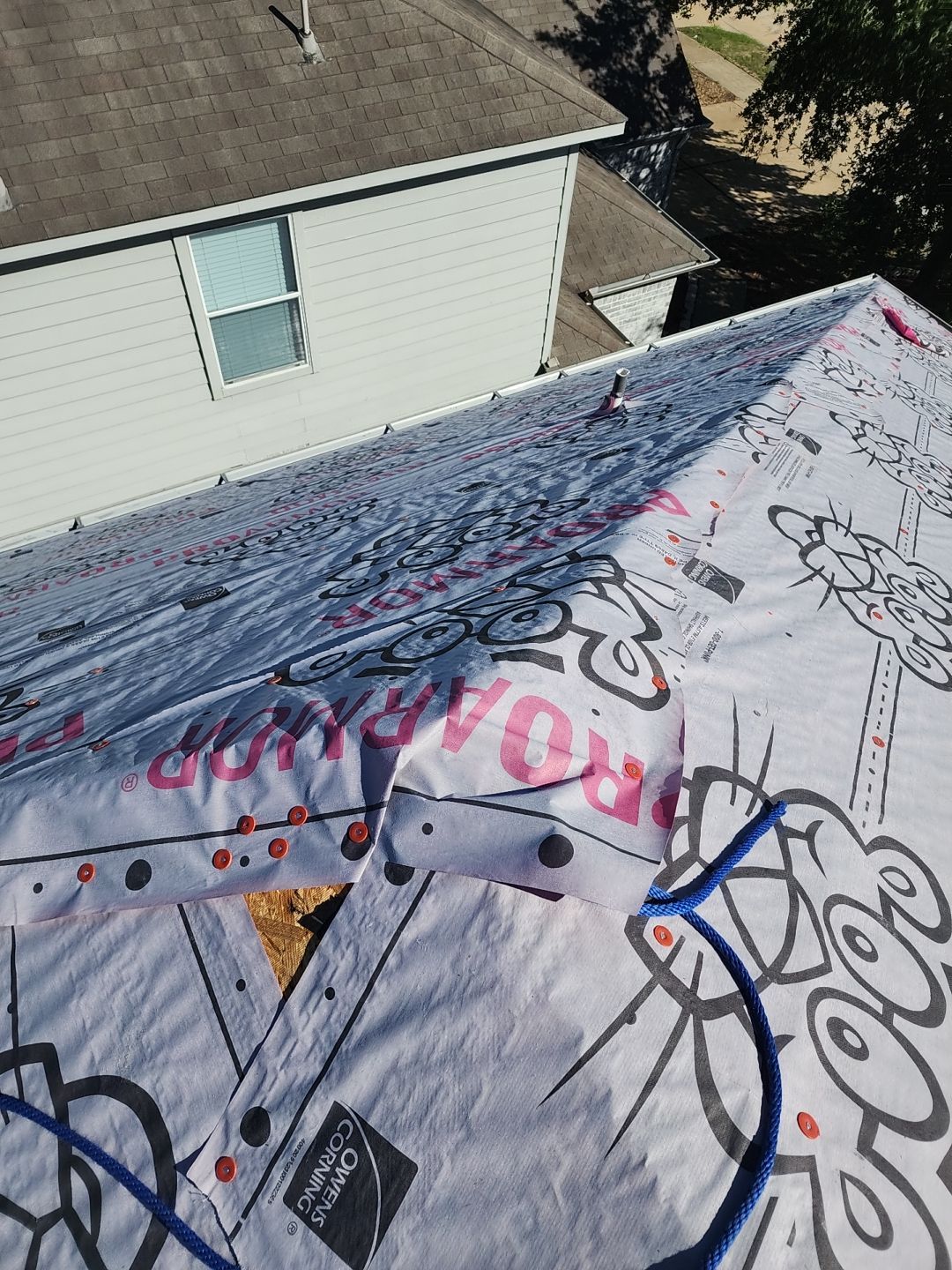 Residential Roofing Installation using Owen's Corning Duration (Lifetime) Shingles by Roof Repair Company