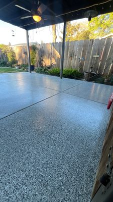 Patio Concrete Coating in Denair