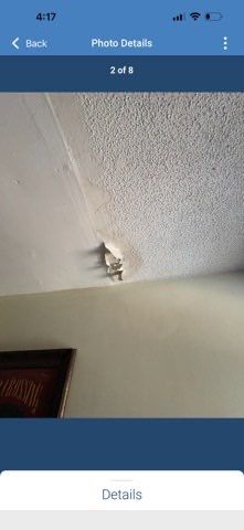 Townhome Ceiling Damage in Decatur, GA by PGP Surface Solutions, LLC