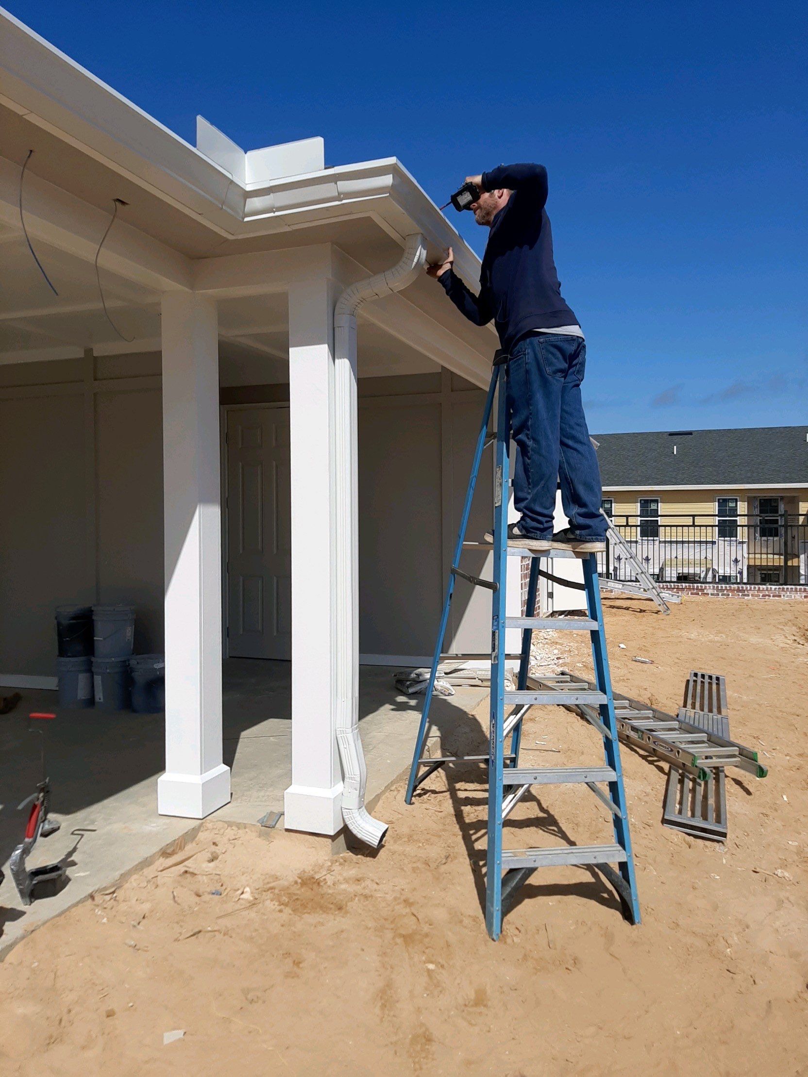 Seamless Gutter Installation using K-Style Gutters by Gutter Professors