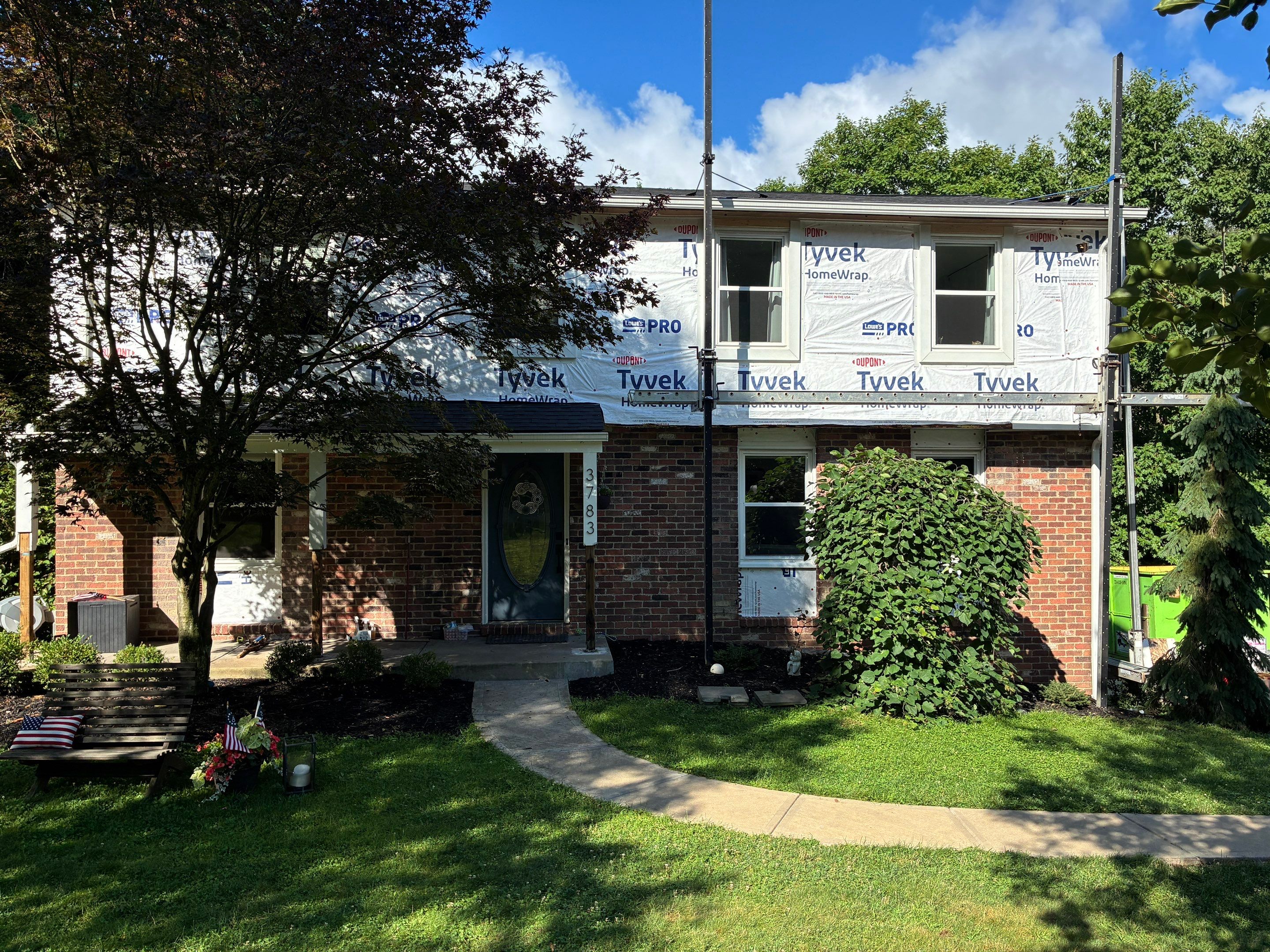 Ascend Siding Replacement and Custom Cedar Porch Renovation in Allison Park by Ideal Siding Pittsburgh