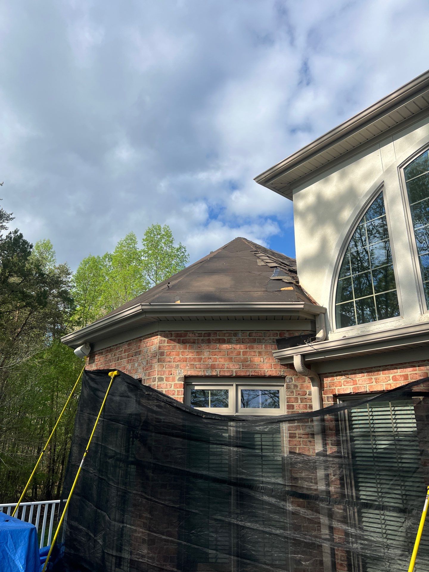 Full Roof Replacement using GAF HDZ Appalachain Sky by Just In Time Roofing and Restoration