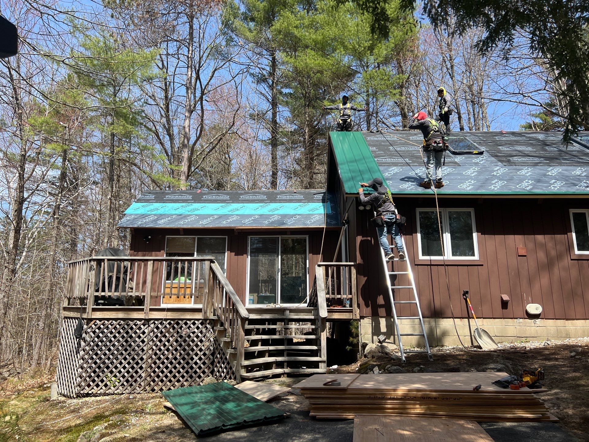 Metal Roof In Moultonborough, NH by Tall pine roofing