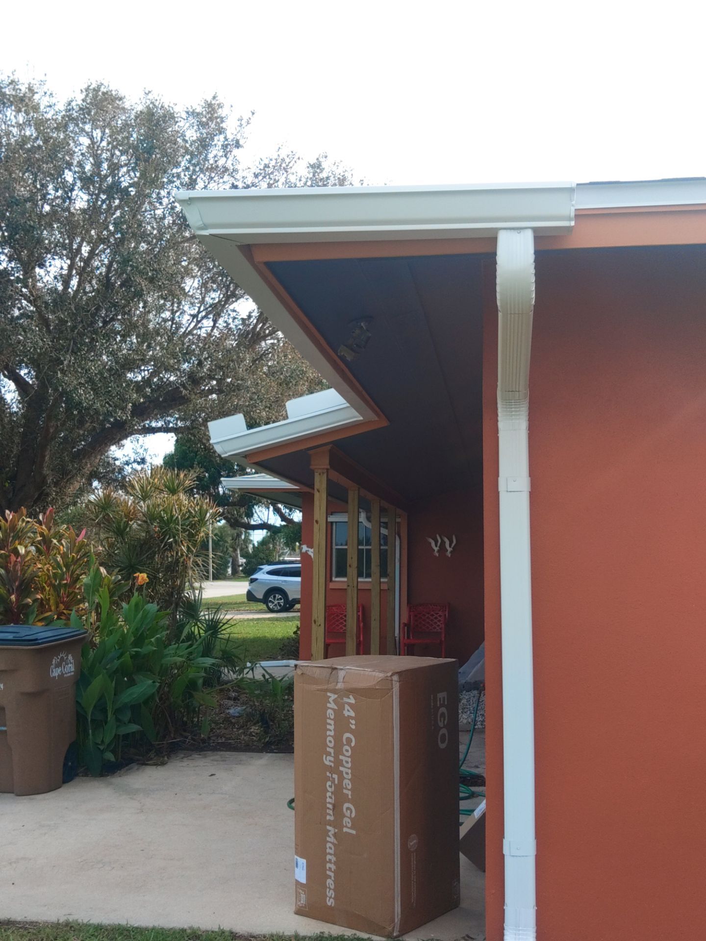 Splash Guards for Seamless Gutters in Cape Coral FL by Gutter Professors