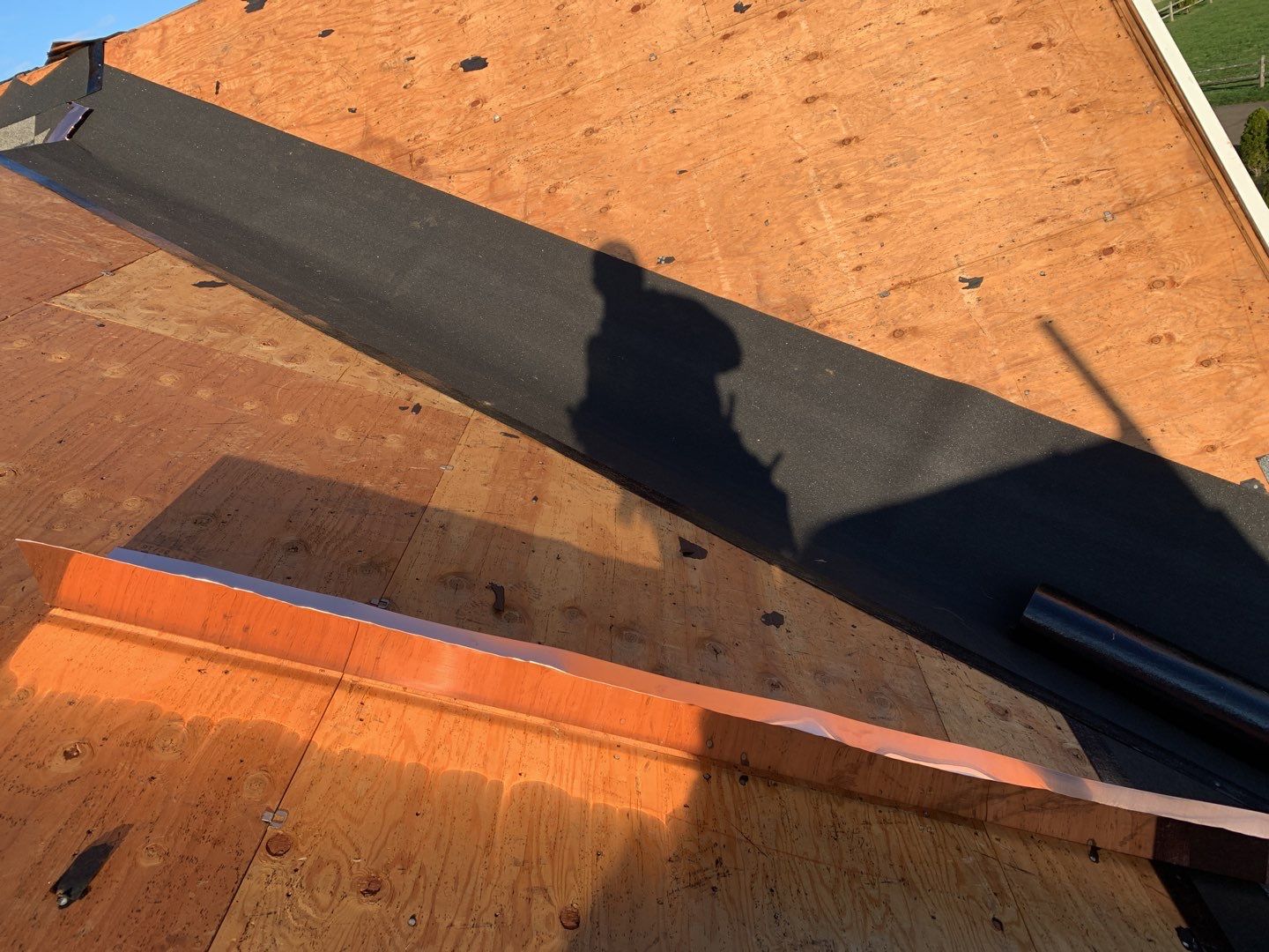 Commercial Roofing Installation using Owens Corning TruDefinition driftwood by A Plus Exterior