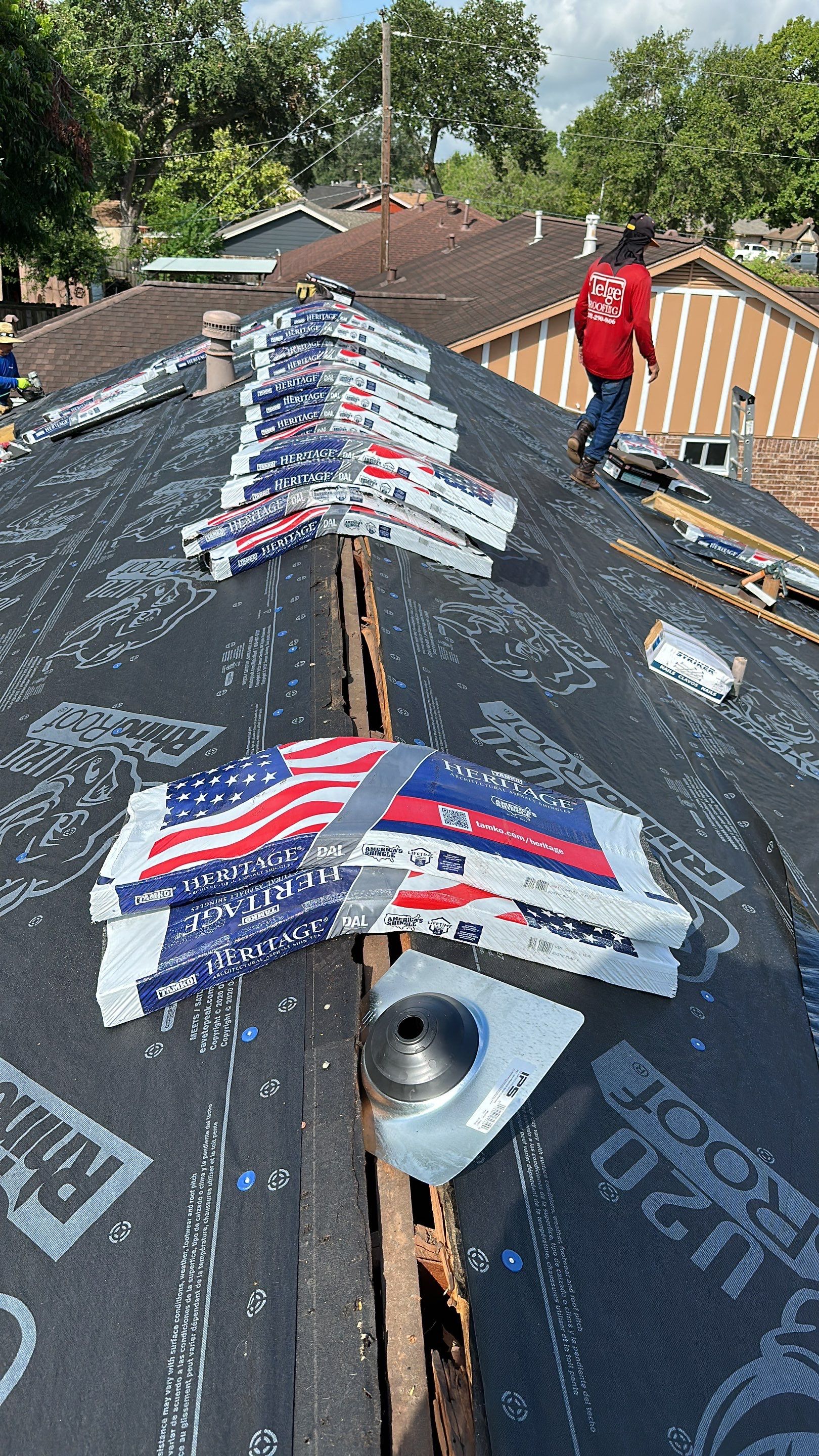 Gray Architectural Shingle Roof, Felt to Finish — North Houston, TX by PL Roofing & SB Roofing, LLC.