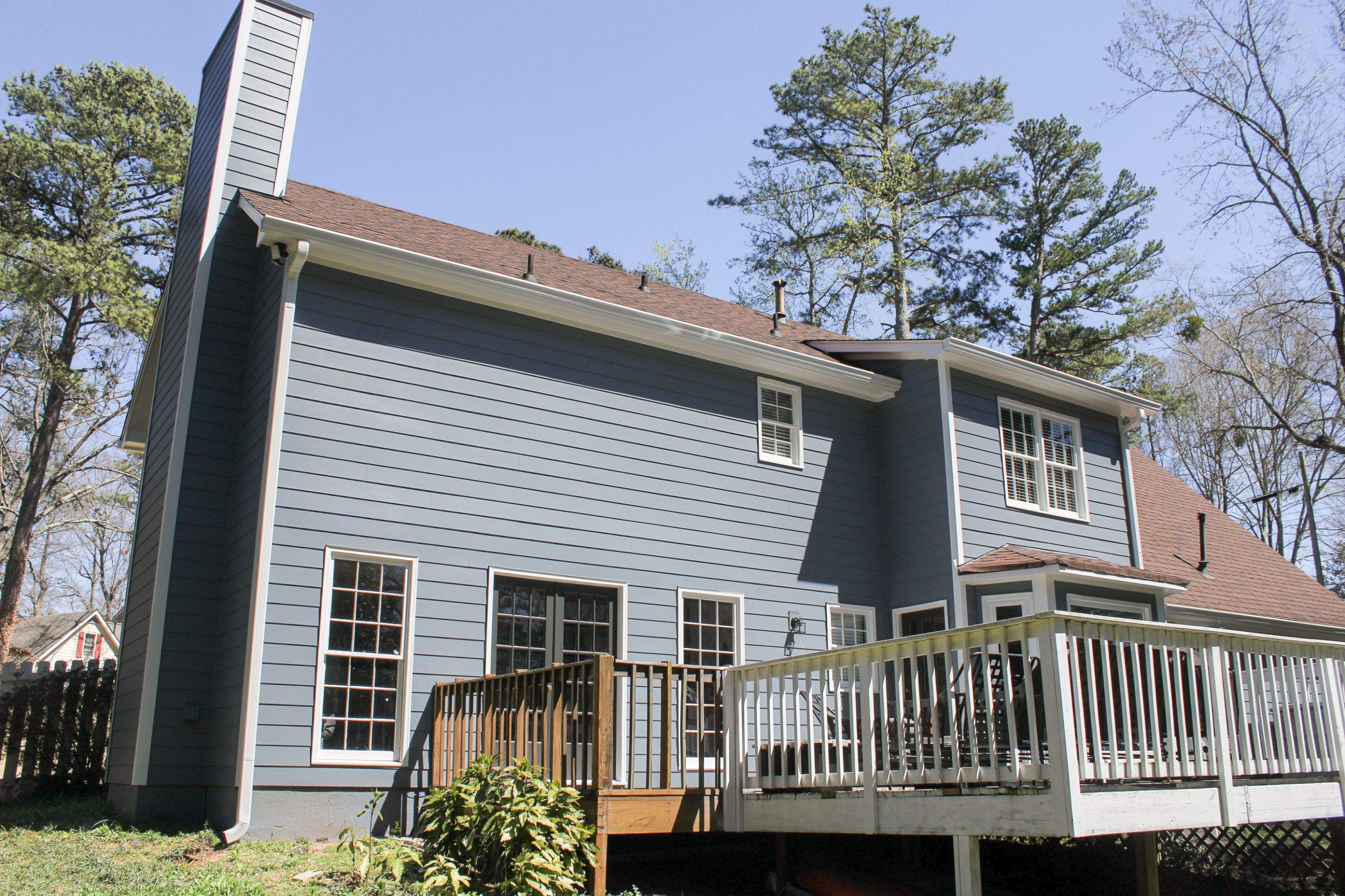 Marietta, GA Siding Replacement, Exterior Paint, Gutter Replacement, and Chimney Cap Installation by Nelson Exteriors 