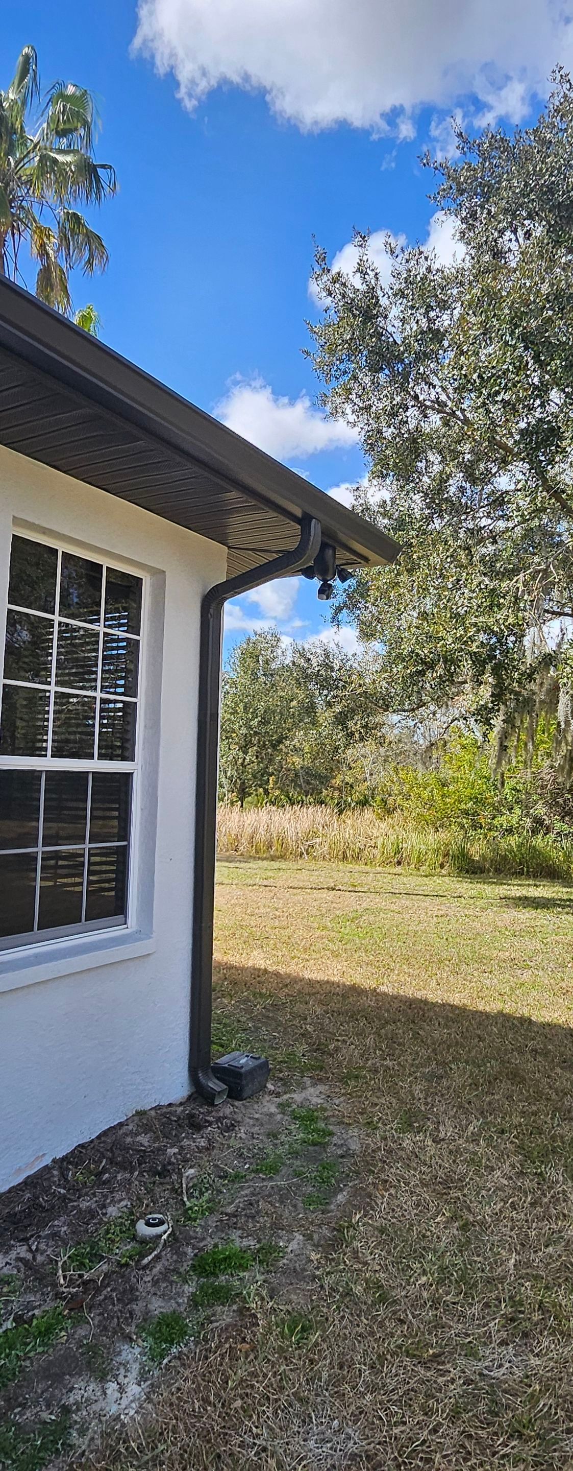 Gutter Guards Installation and New seamless gutters using Leaf Guard in Bradenton Fl by Gutter Professors