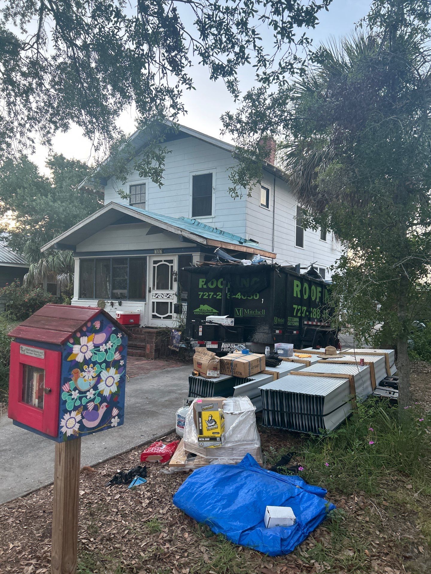 Project in St. Petersburg by Mitchell Roofing Company LLC