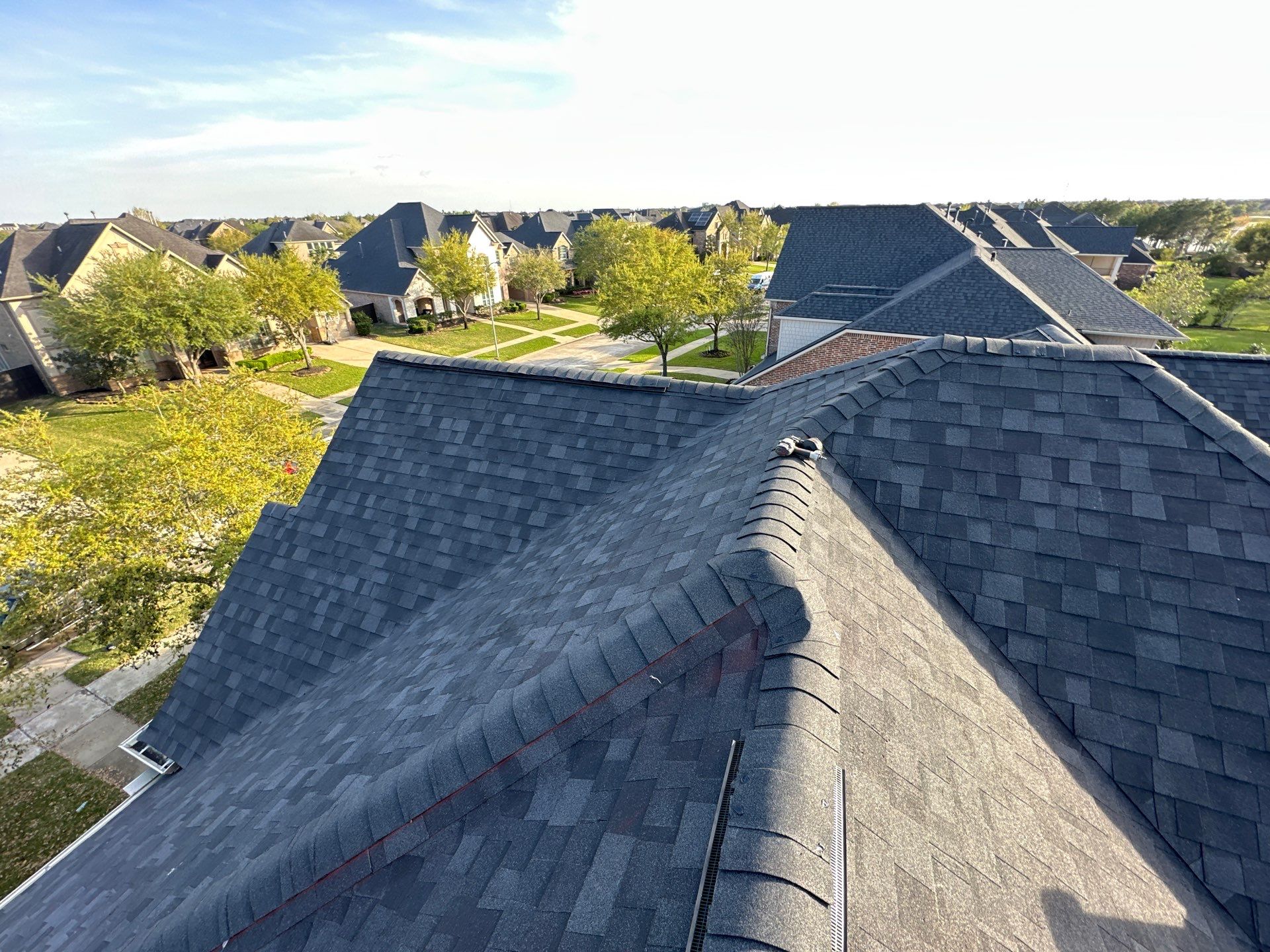 Residential Roofing Installation using Owens Corning Duration  by Motion Roofing
