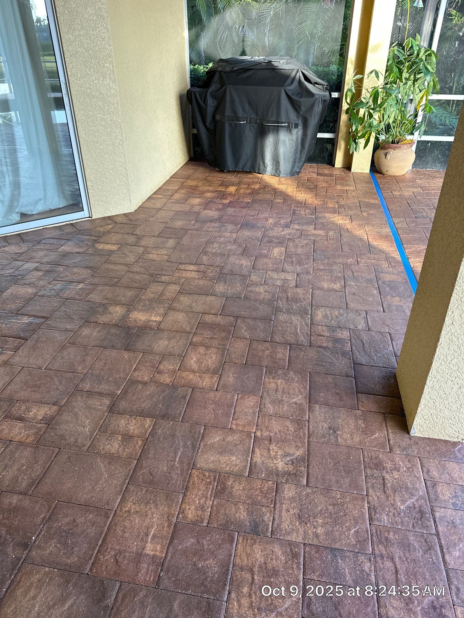 Driveway and Pool Deck Paver Restoration in Apollo Beach by Supreme Paver Experts