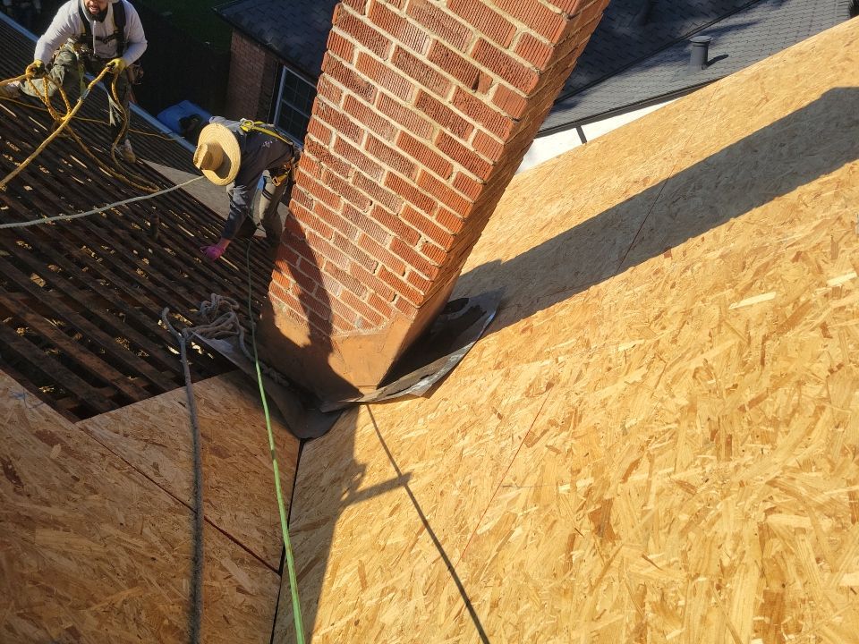 Residential Roofing Installation using Owens Corning Roofing Shingles by Byers Enterprises 