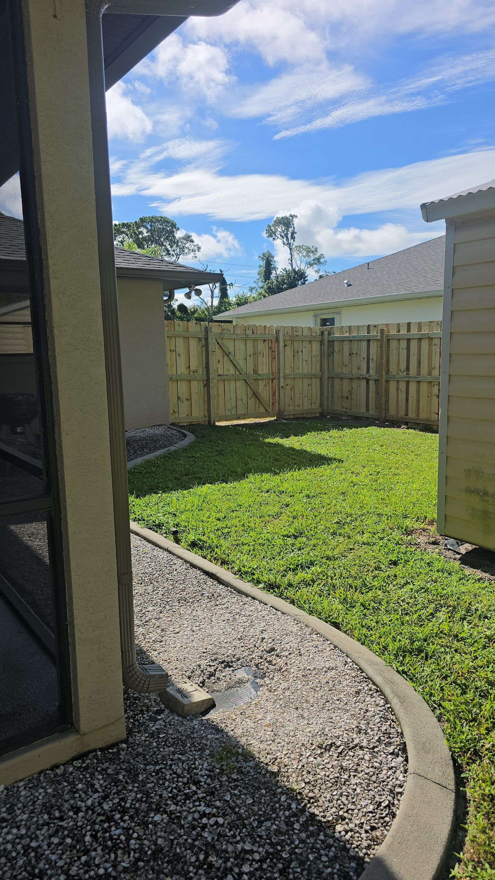 Pressure-Treated Wood Privacy Fence and Gate Installation in North Port by True Fence LLC