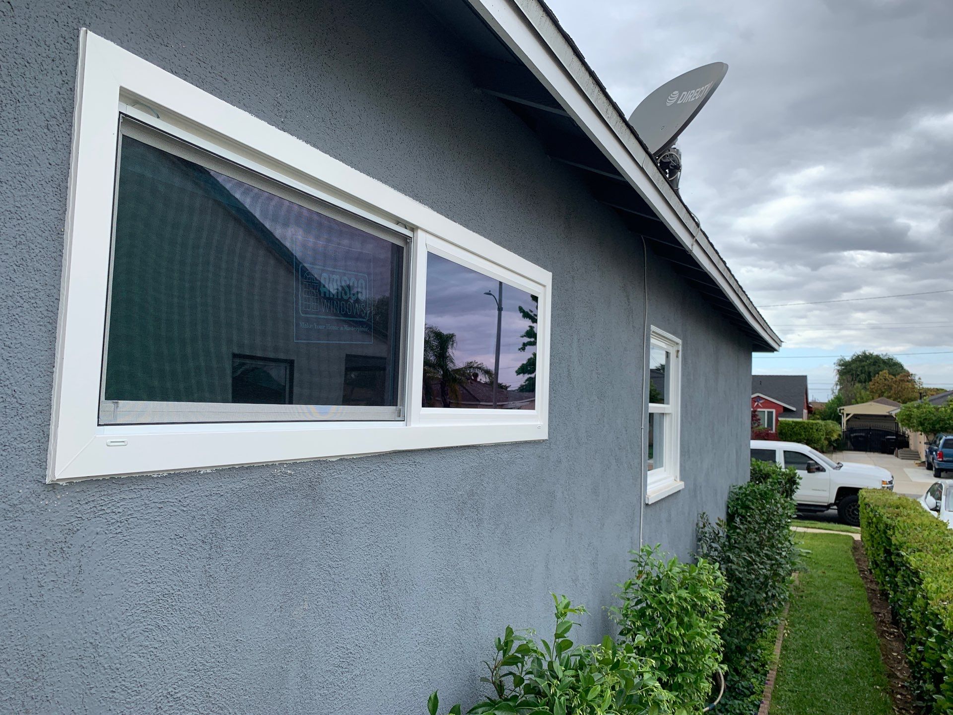 Patio door installation using Amsco Studio Series Vinyl by American Window Company