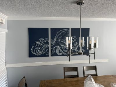 Dining Room Chair Rail & Picture Installation