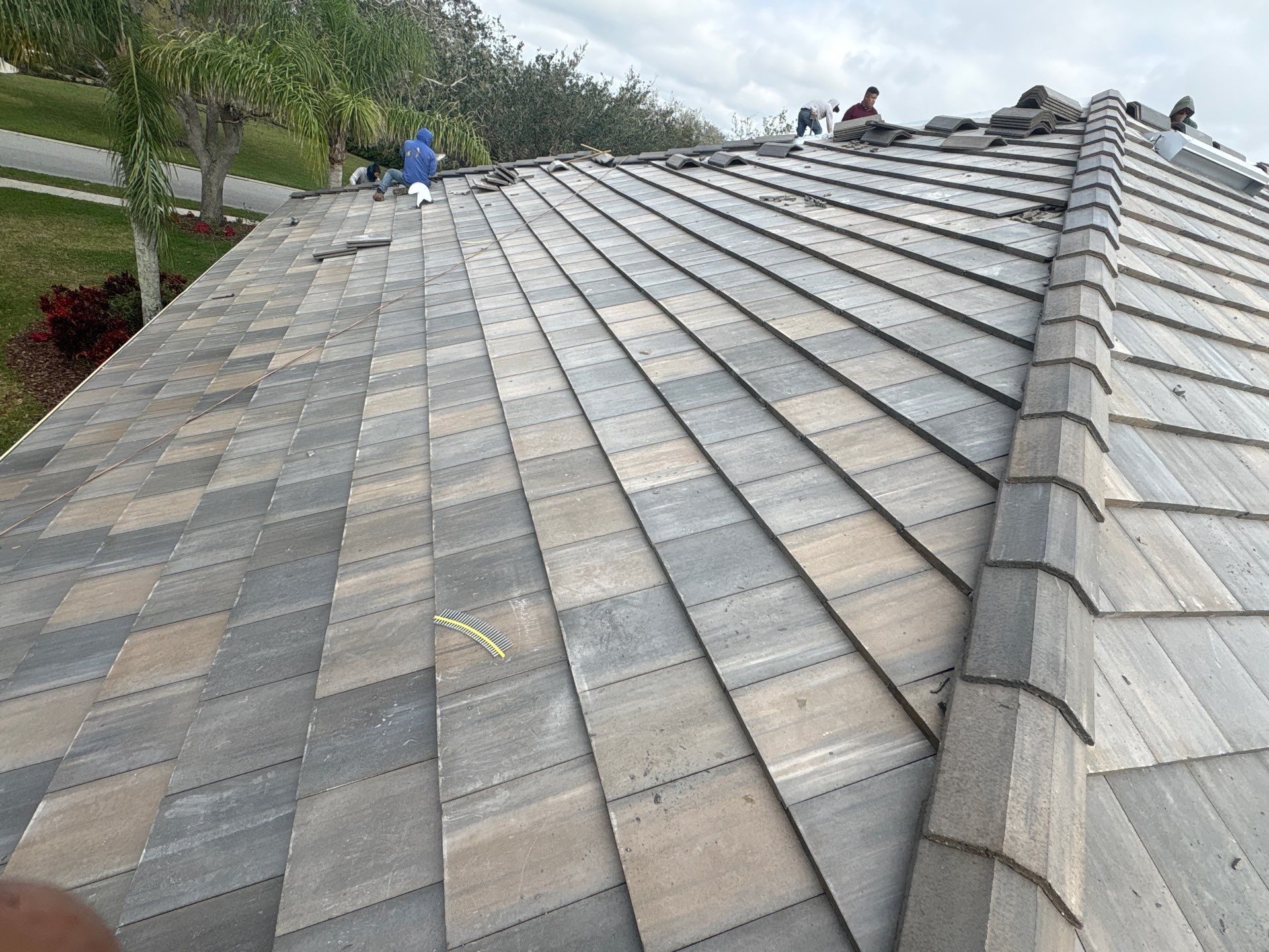 Residential Roofing Installation using roofing tiles from Eagle Roofing Products! by Gopher Roofing