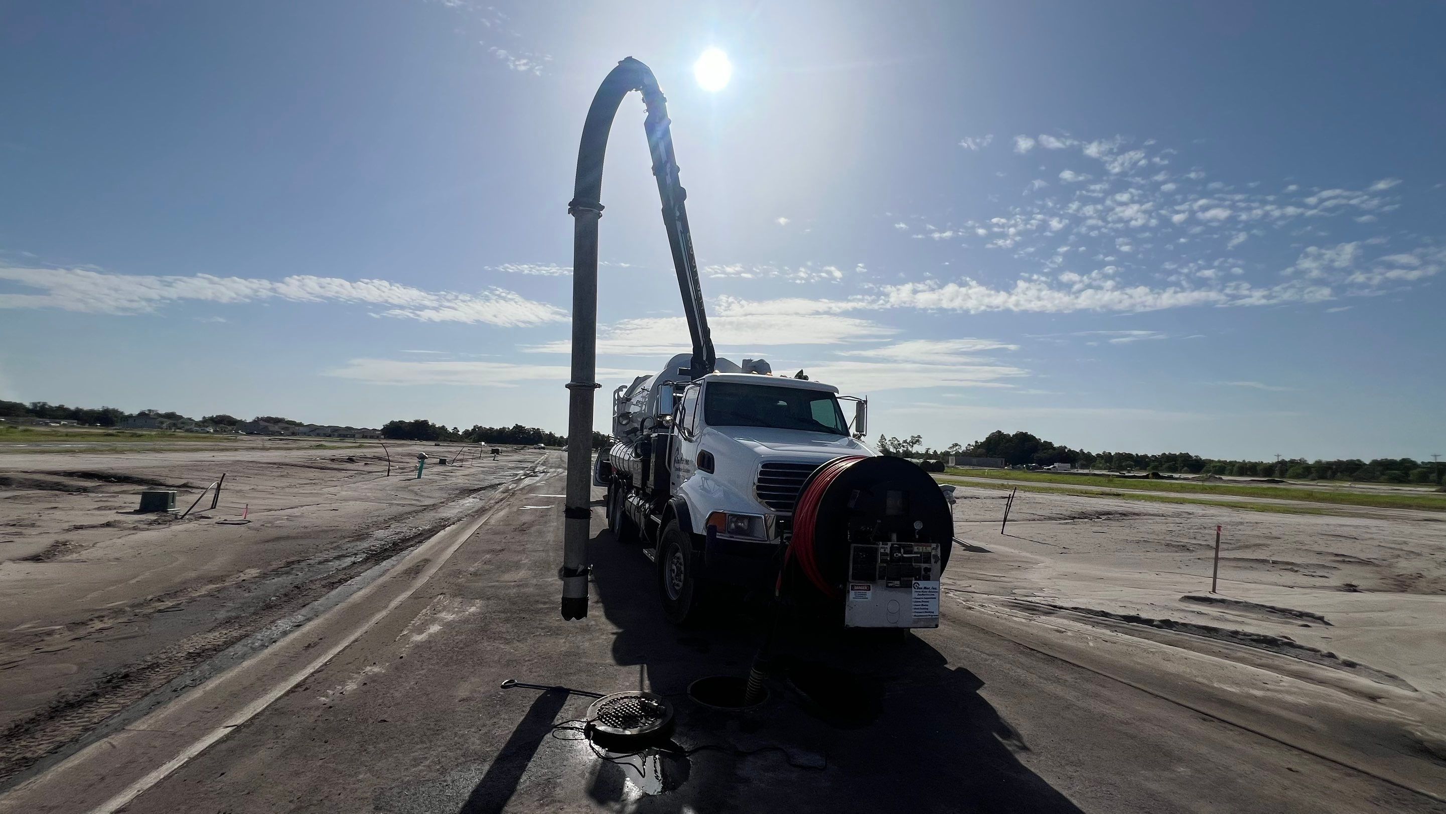 Lehigh Acres New Construction Community Sewer System Cleaning Part 1 by APS Power & Water