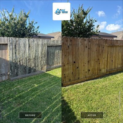 Wood Fence Cleaning and Surface Restoration in Richmond
