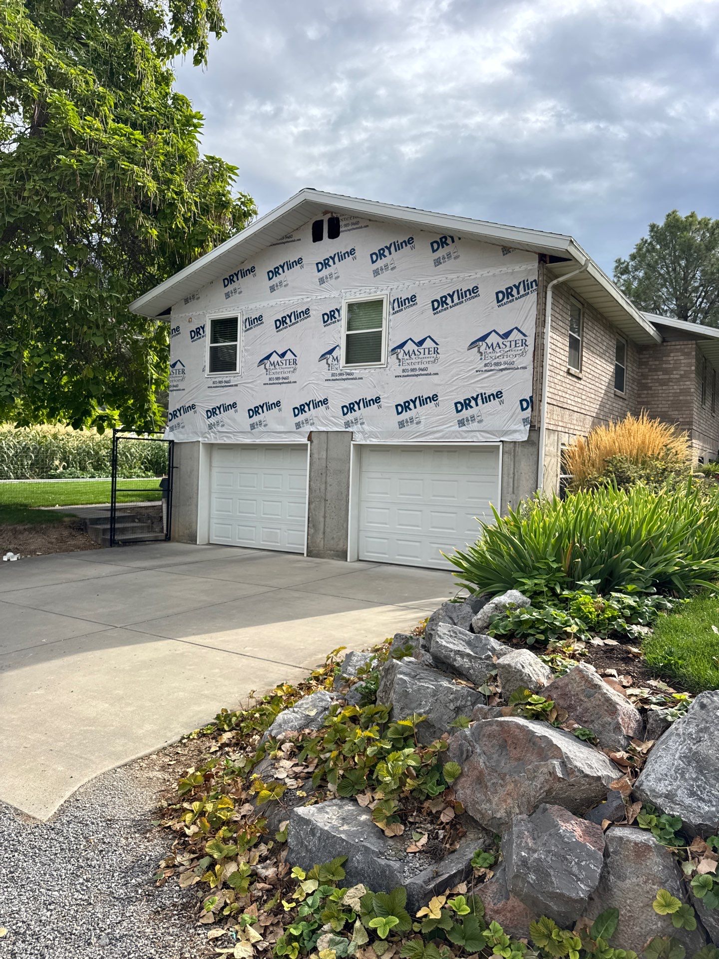 Project in Lindon, Ut by Master Rain Gutters.