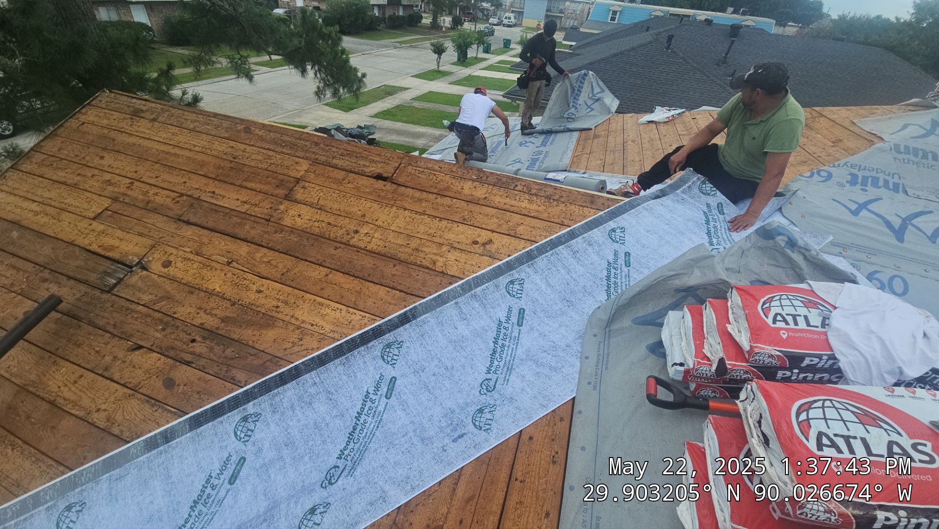 Project in Terrytown by Robertson Roofing & Siding Inc