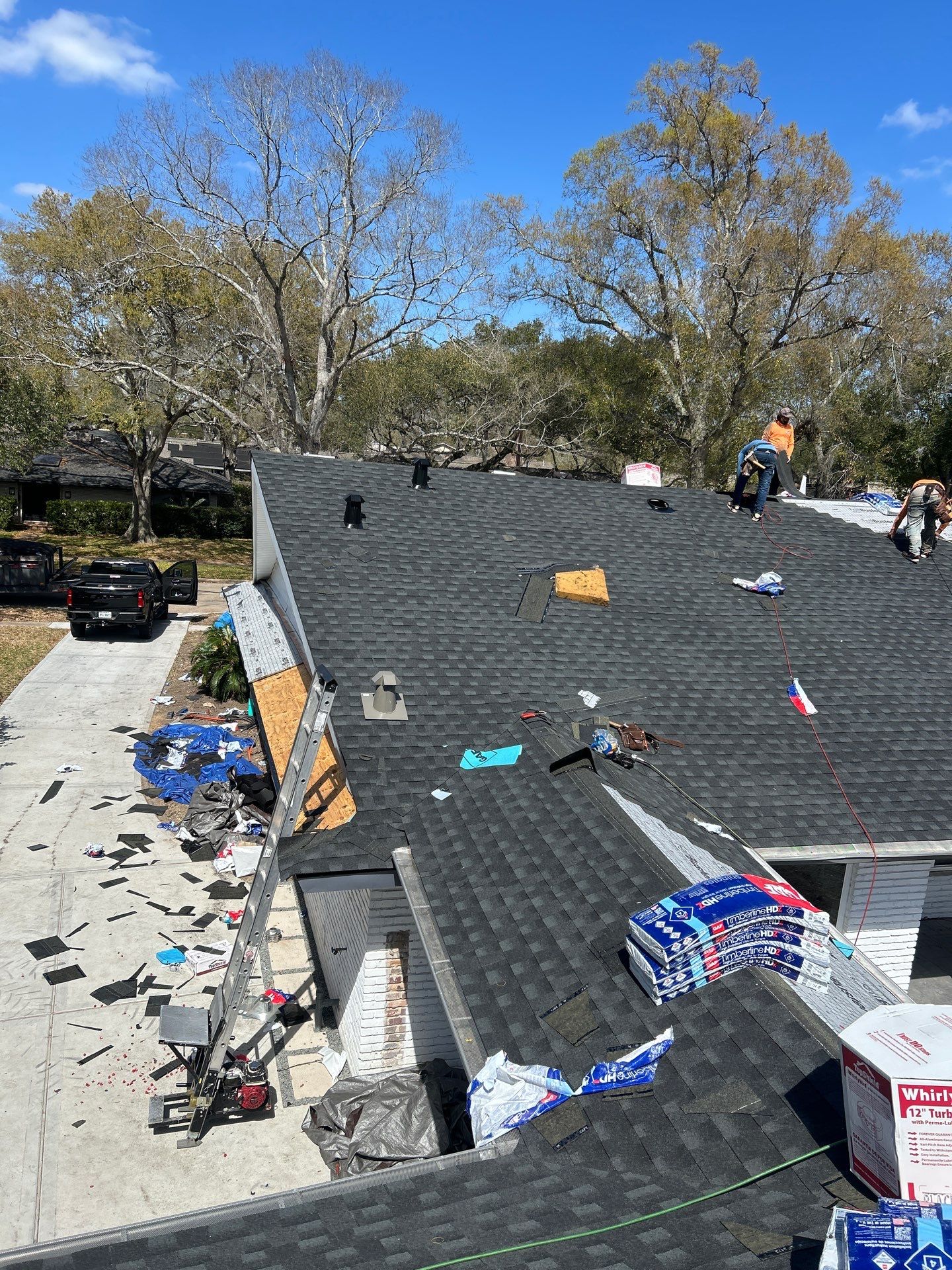 Roof Replacement in Meyerland Area, Houston TX by Roof Repair Company