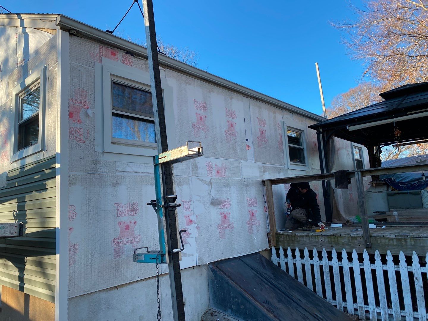 Siding Installation using Certainteed Mainstreet Forest Green by A Plus Exterior