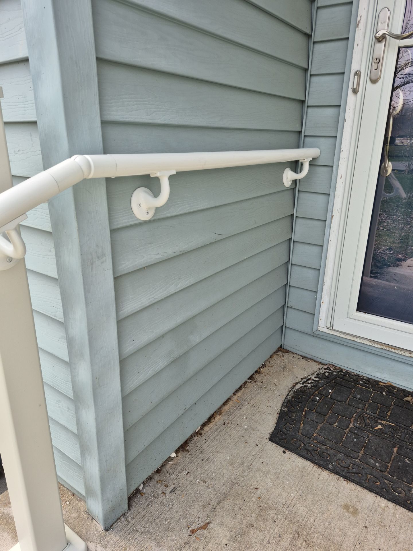 Front Railing Install by Case Construction