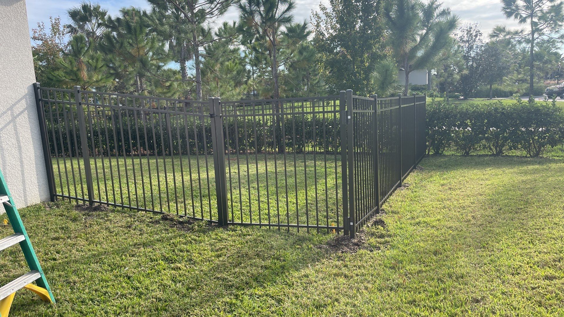 Palmetto, FL 5 ft. Tall Bronze Aluminum Fence by Asap fence and gates, LLC